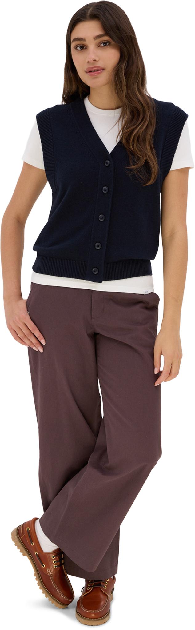 Product gallery image number 4 for product Soho Midweight Merino Blend Sweater Knit Vest - Women's