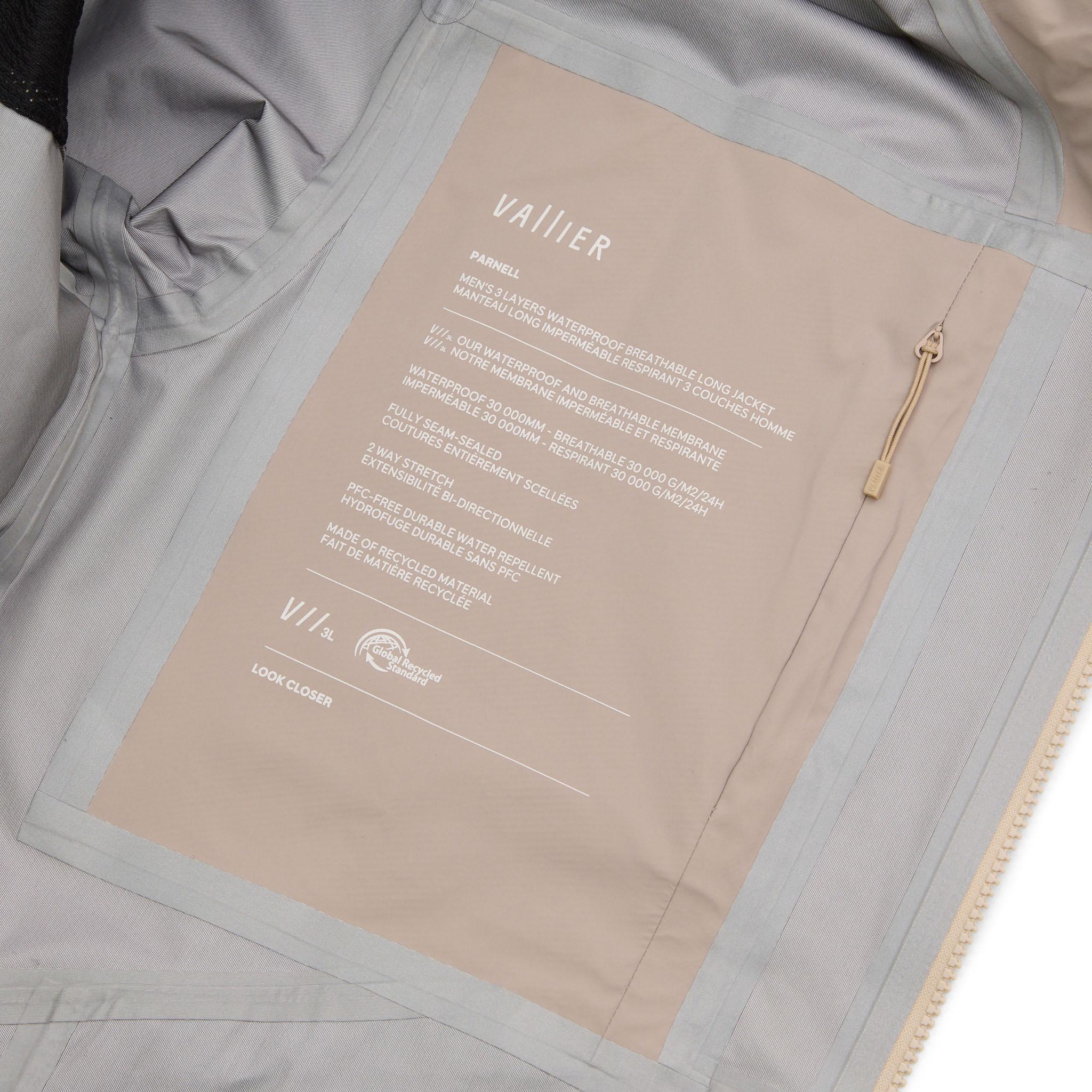 Product gallery image number 3 for product Manteau long imperméable à trois couches Parnell - Homme