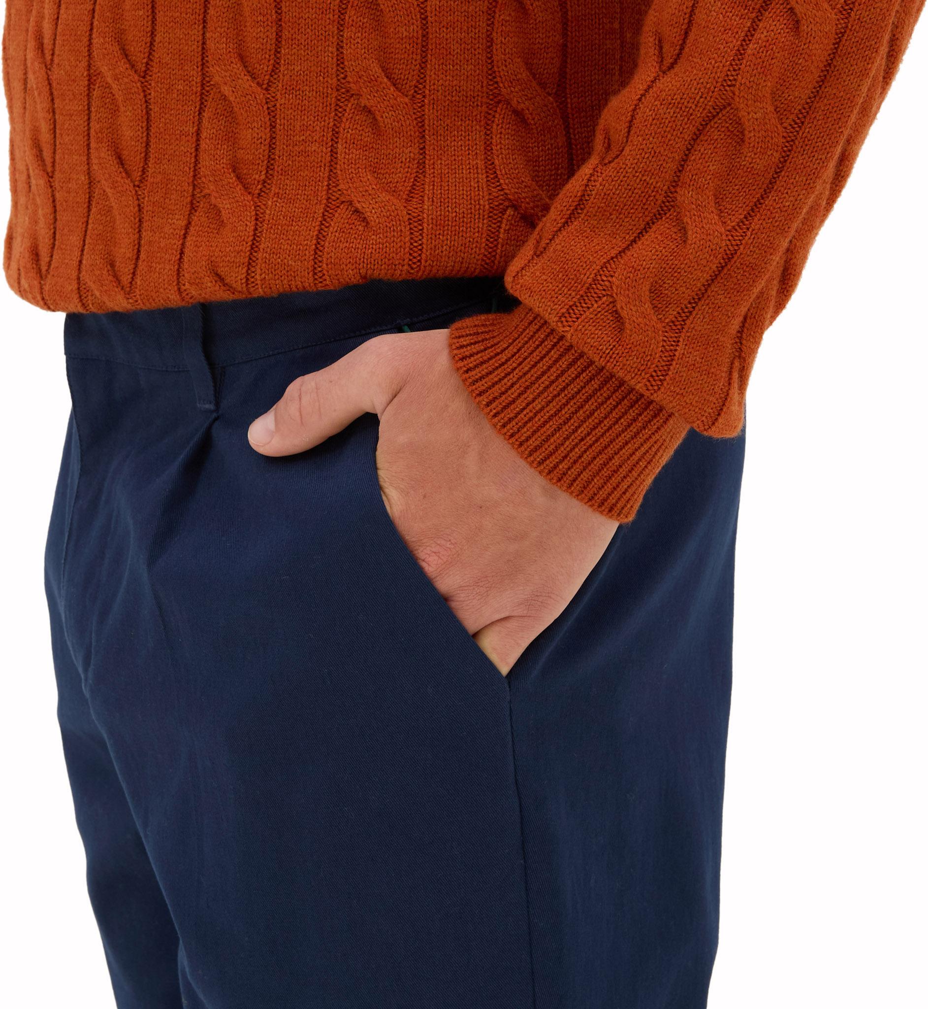 Product gallery image number 3 for product Plaka Straight Leg Pleated Twill Pants - Men's