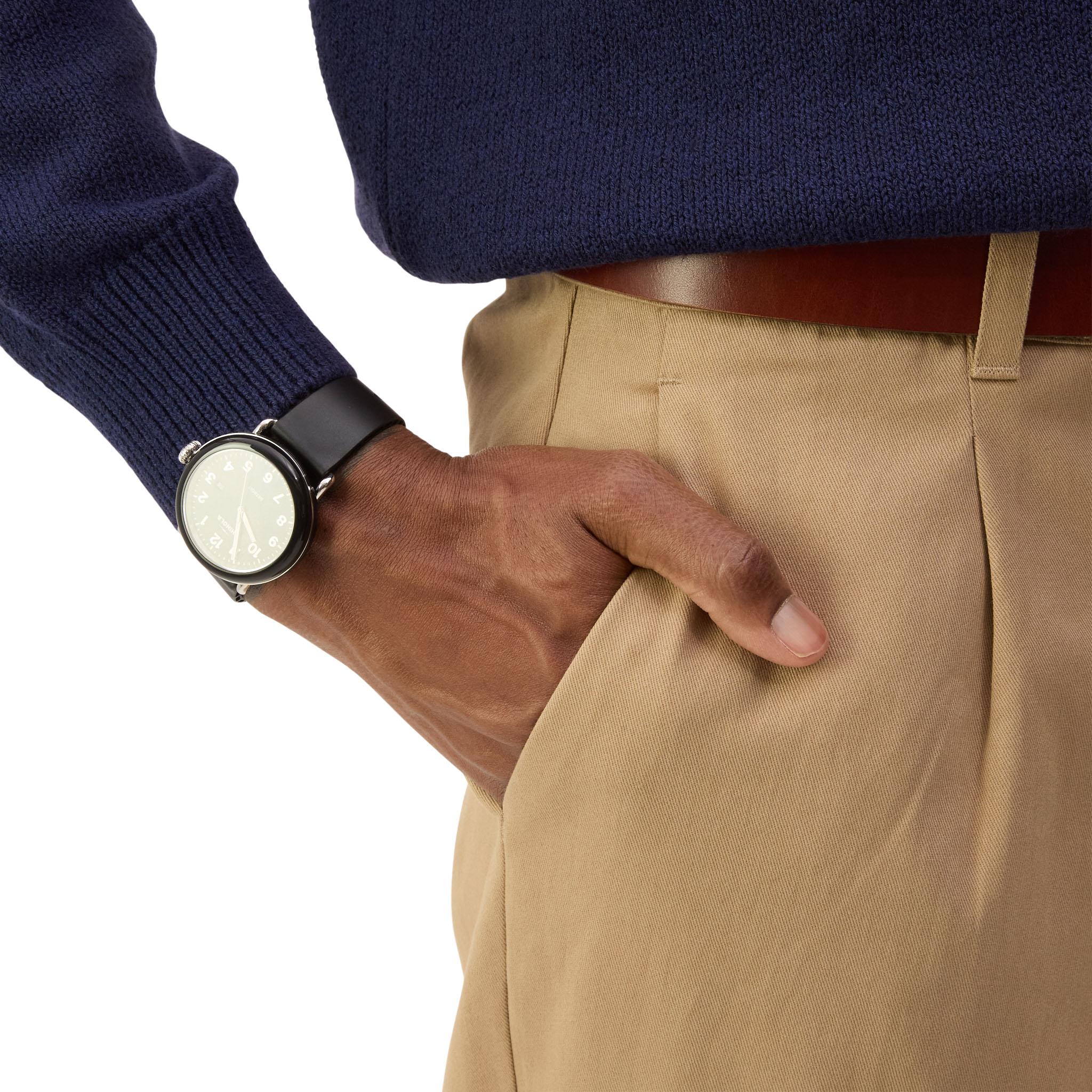Product gallery image number 6 for product Plaka Straight Leg Pleated Twill Pants - Men's