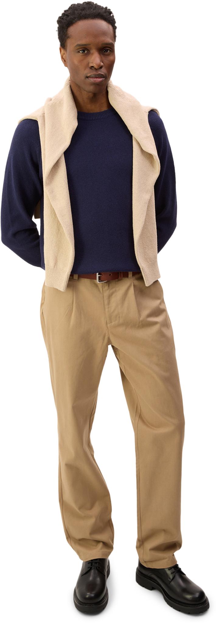 Product gallery image number 8 for product Plaka Straight Leg Pleated Twill Pants - Men's
