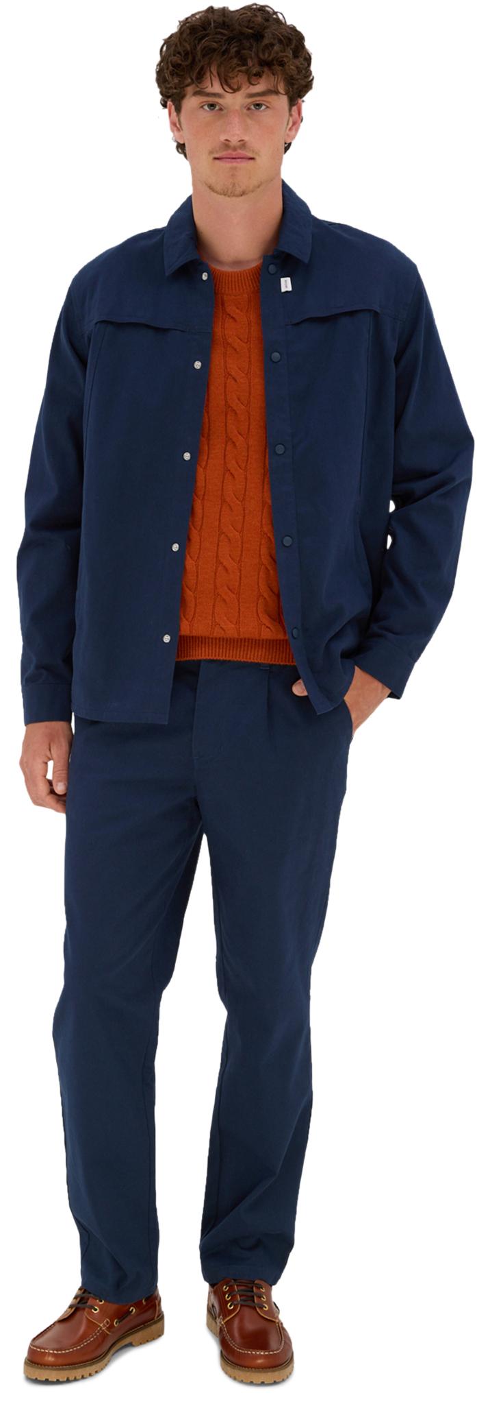 Product gallery image number 5 for product Plaka Straight Leg Pleated Twill Pants - Men's