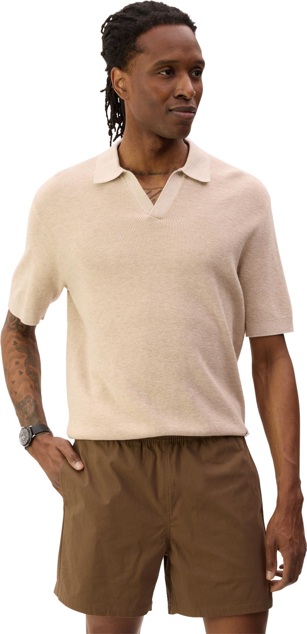 Product gallery image number 3 for product Juso Sweater Knit Short-Sleeve Polo - Men's