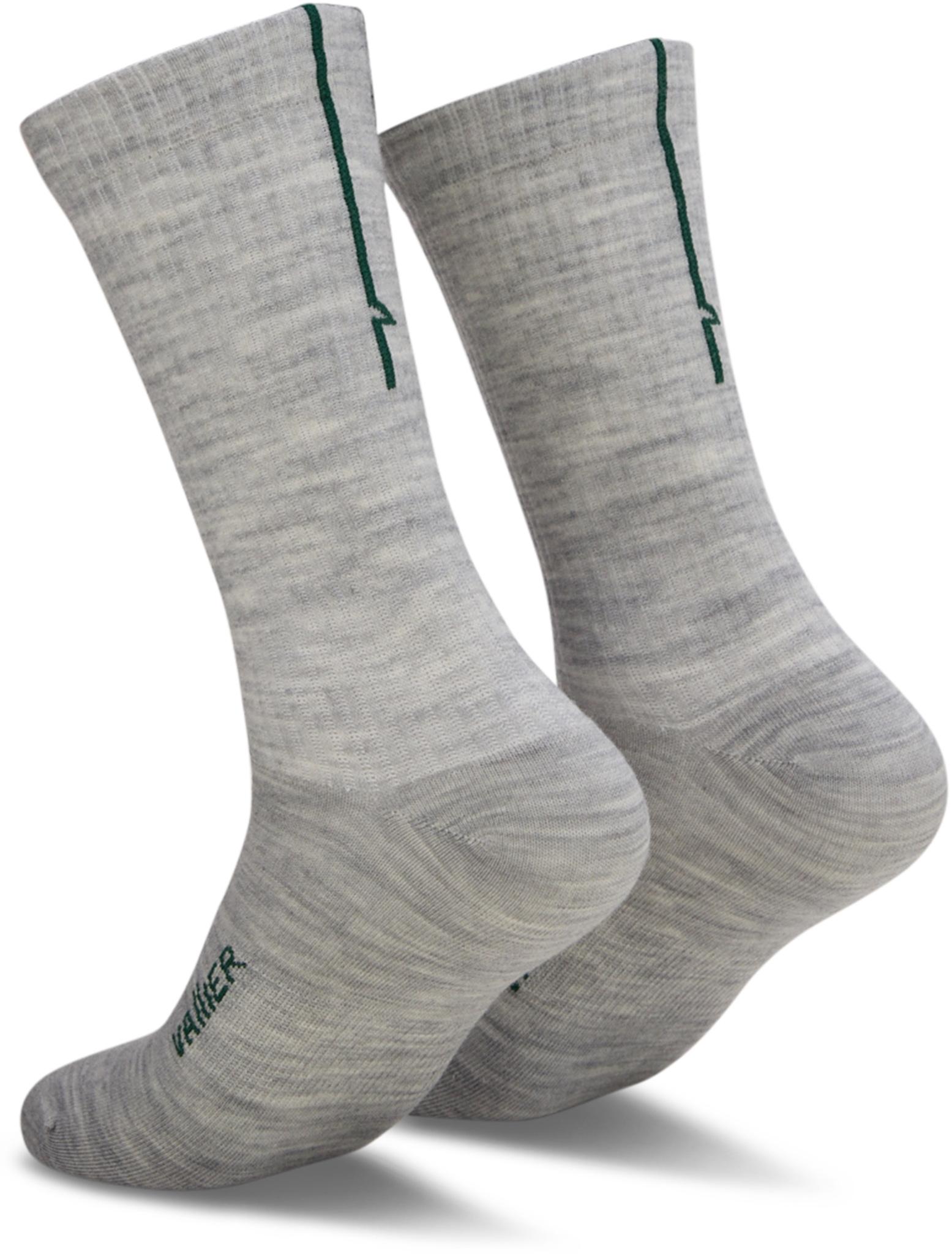 Product gallery image number 2 for product Leme Merino Rib Crew Socks - Unisex