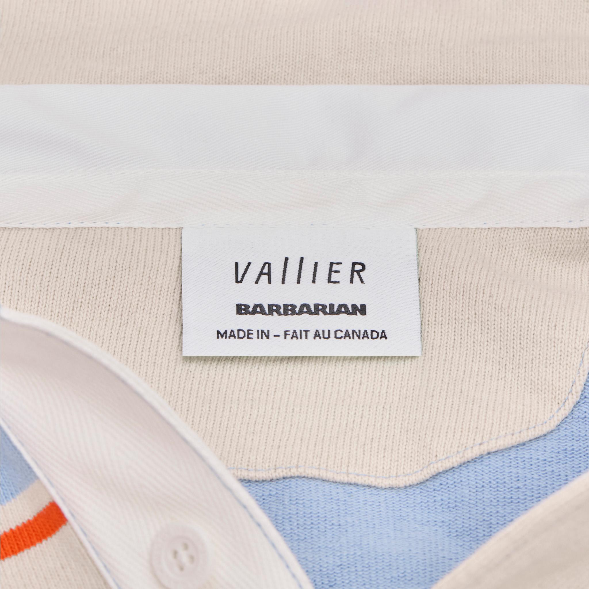 Product gallery image number 3 for product Vallier x Barbarian Muizenberg Polo Rugby Shirt - Unisex