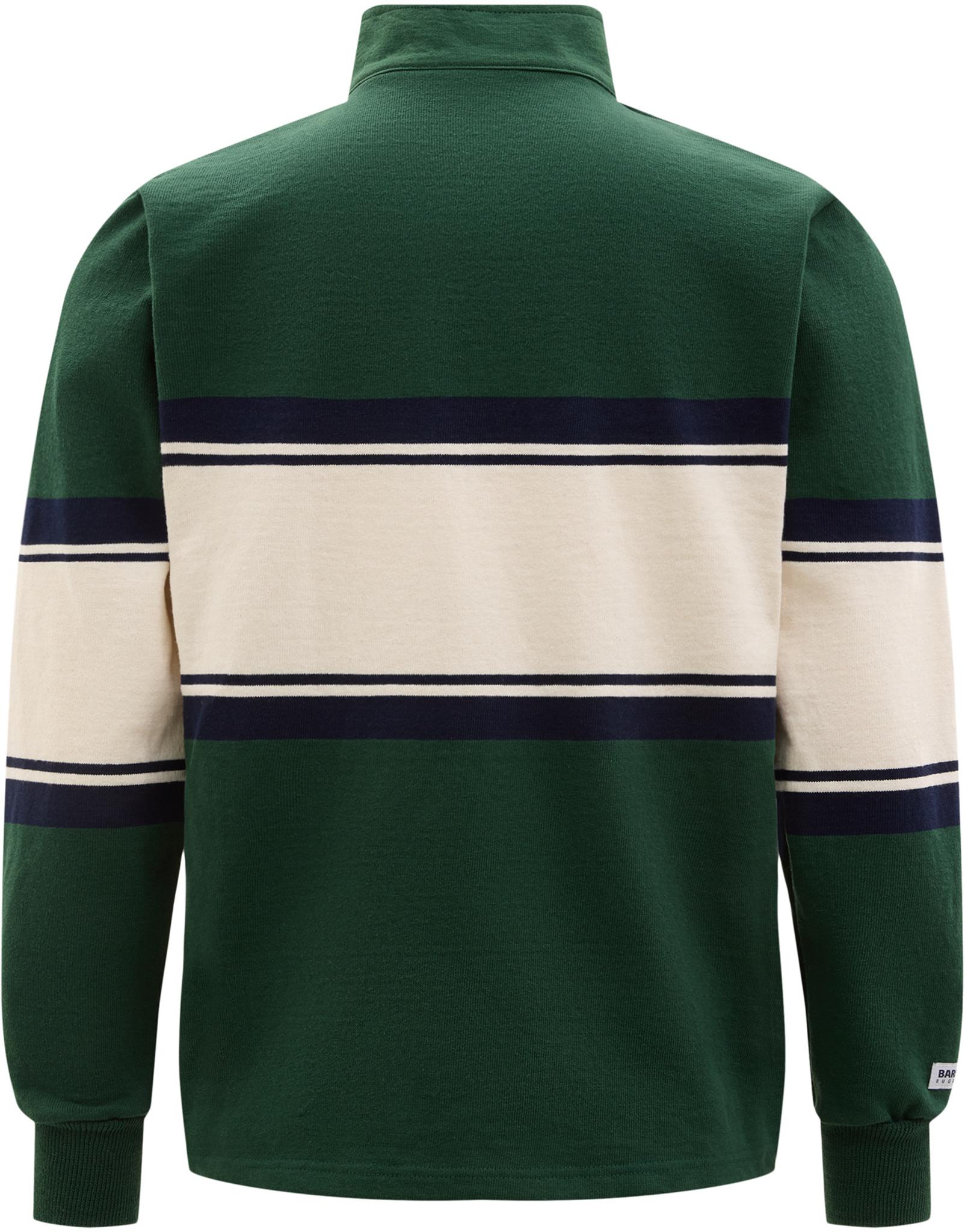 Product gallery image number 2 for product Vallier x Barbarian Ikoyi 1/4 Zip Rugby Shirt - Unisex