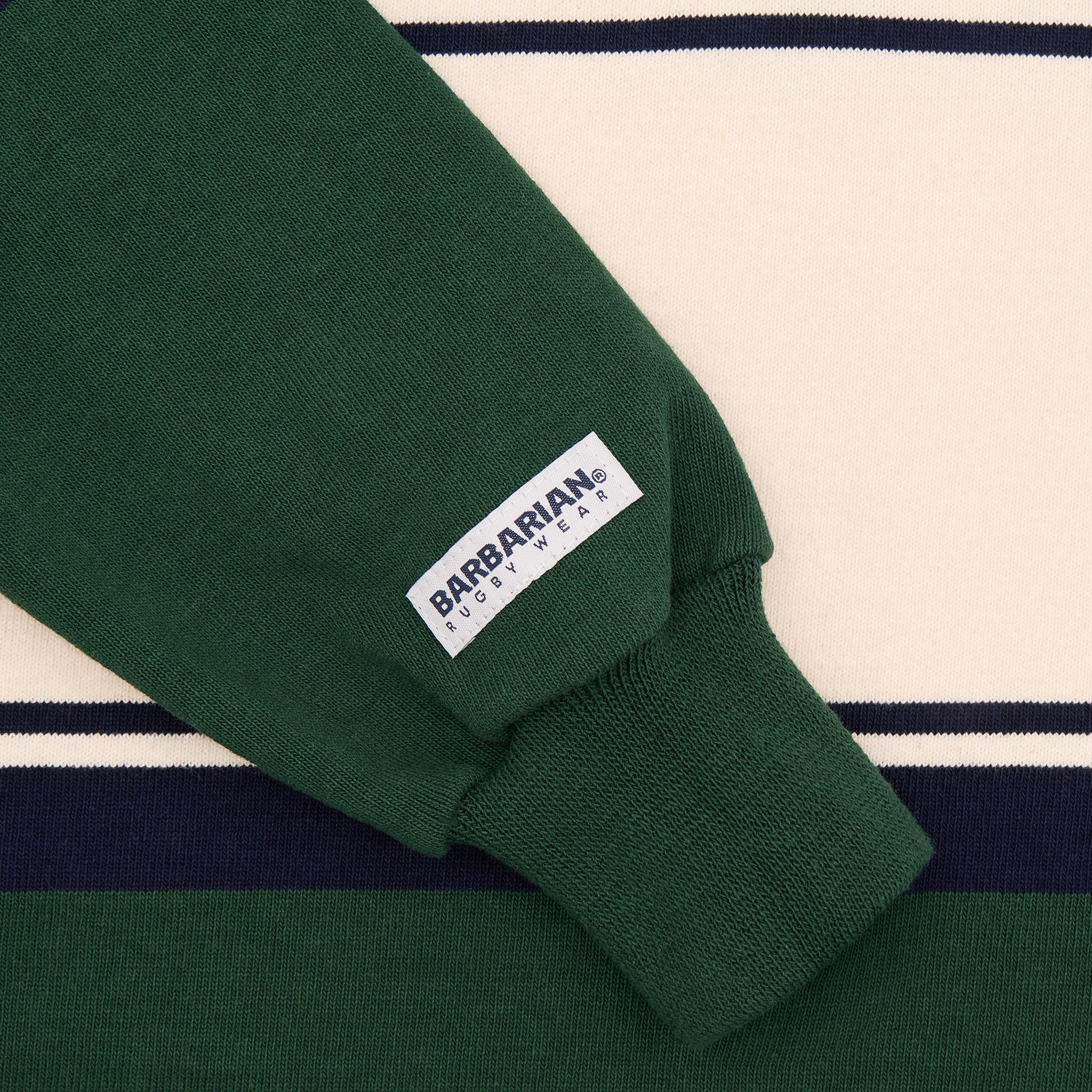 Product gallery image number 5 for product Vallier x Barbarian Ikoyi 1/4 Zip Rugby Shirt - Unisex