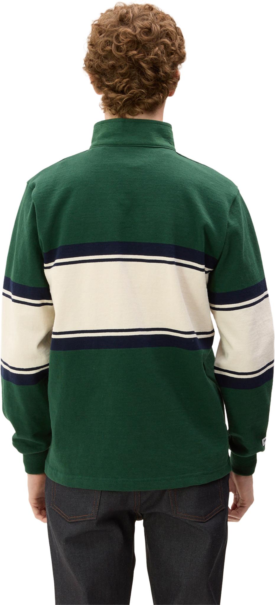 Product gallery image number 6 for product Vallier x Barbarian Ikoyi 1/4 Zip Rugby Shirt - Unisex