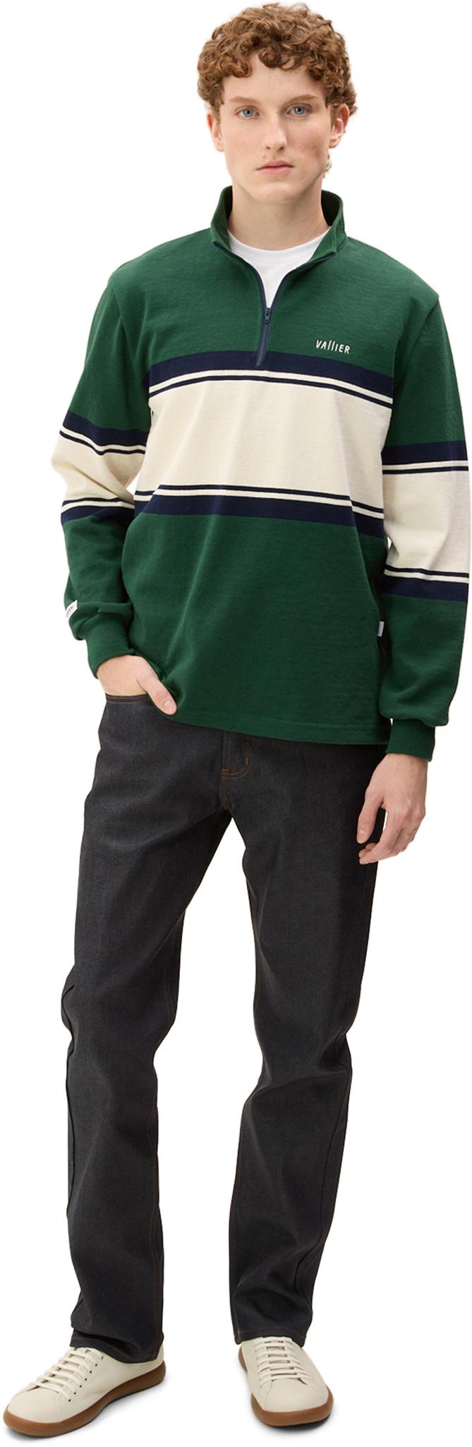 Product gallery image number 9 for product Vallier x Barbarian Ikoyi 1/4 Zip Rugby Shirt - Unisex
