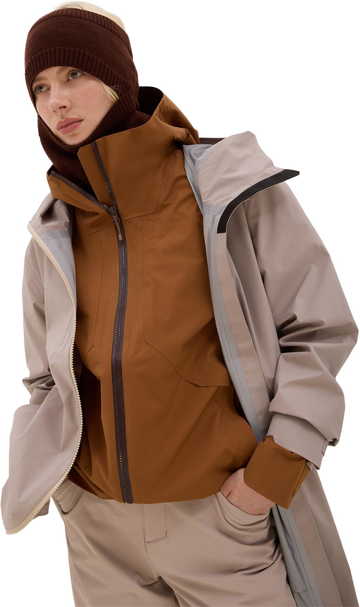 Product gallery image number 3 for product Gracia 3-Layer Waterproof Breathable Long Jacket - Women's