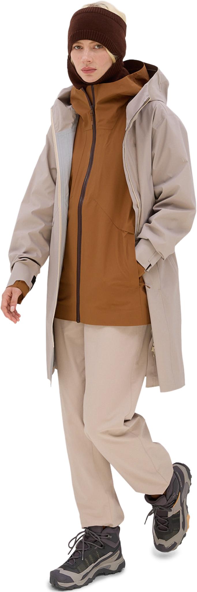 Product gallery image number 4 for product Gracia 3-Layer Waterproof Breathable Long Jacket - Women's