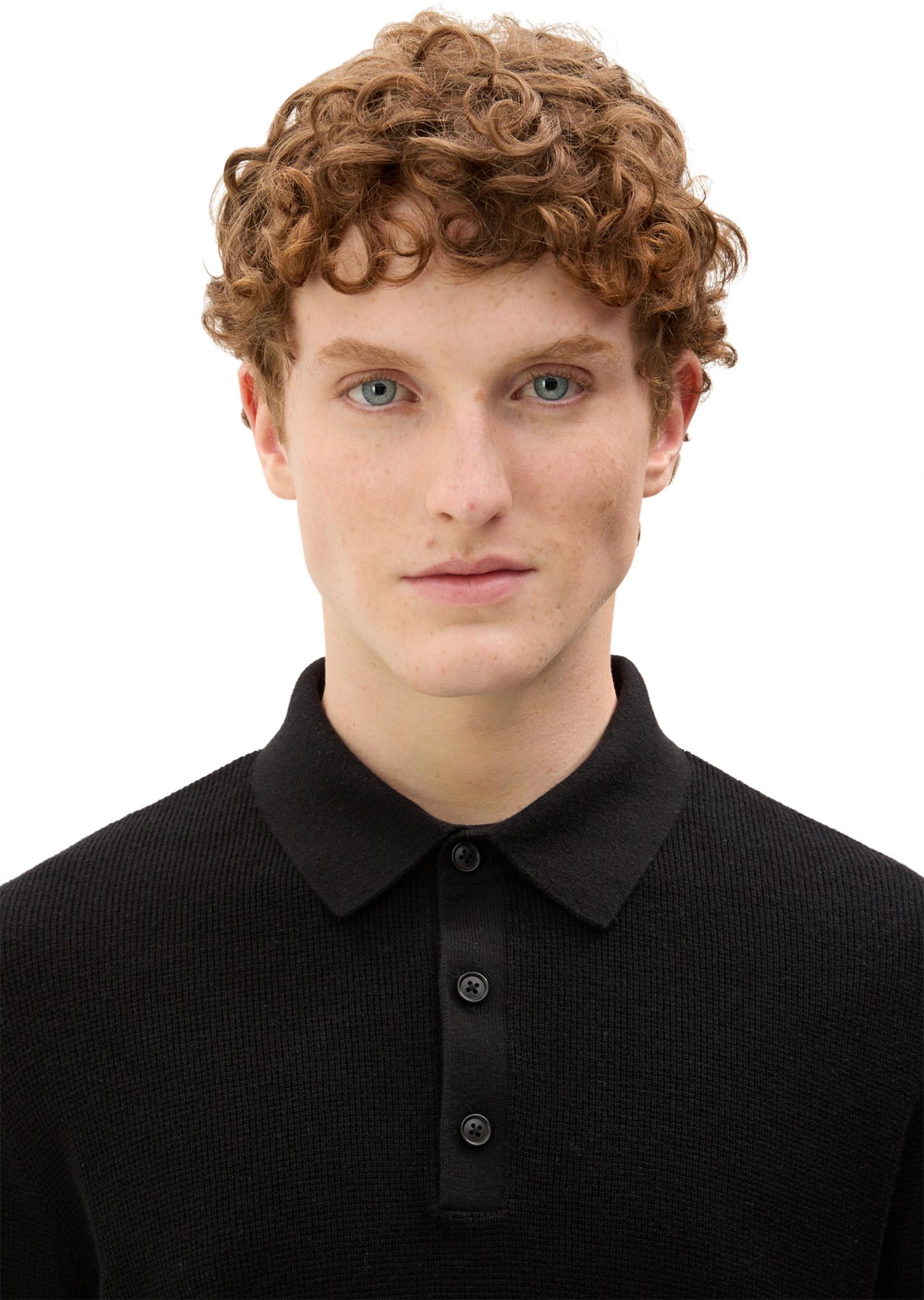 Product gallery image number 4 for product Kreuzberg Sweater Knit Long-Sleeve Polo - Men's