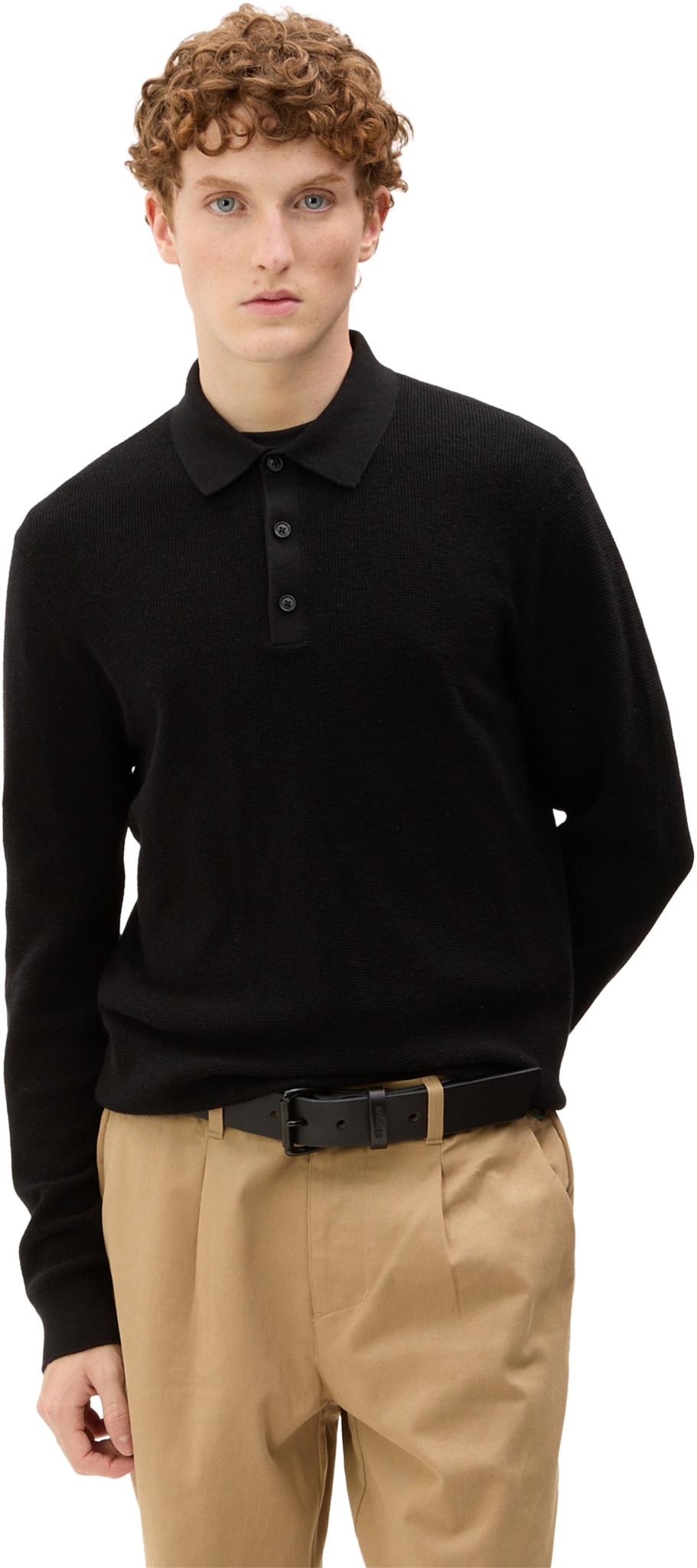 Product gallery image number 6 for product Kreuzberg Sweater Knit Long-Sleeve Polo - Men's