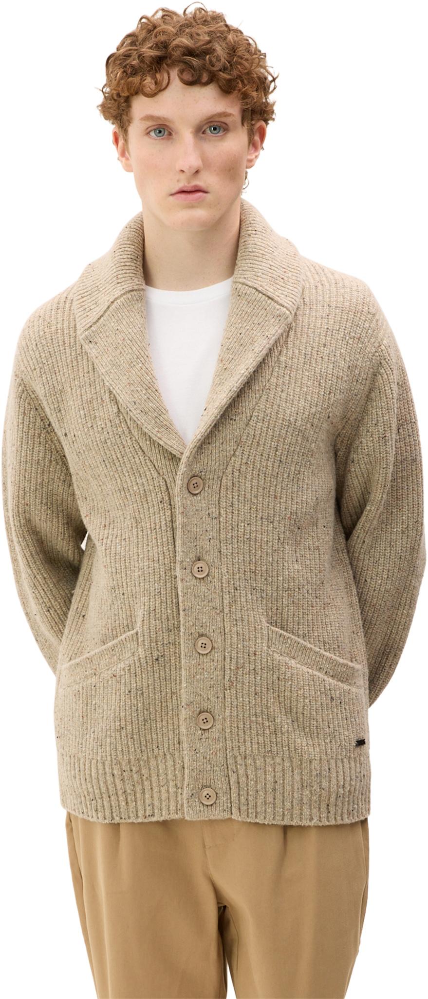 Numéro de l'image de la galerie de produits 6 pour le produit Cardigan à col châle mi-épais en mérinos Moorish Tradition - Homme