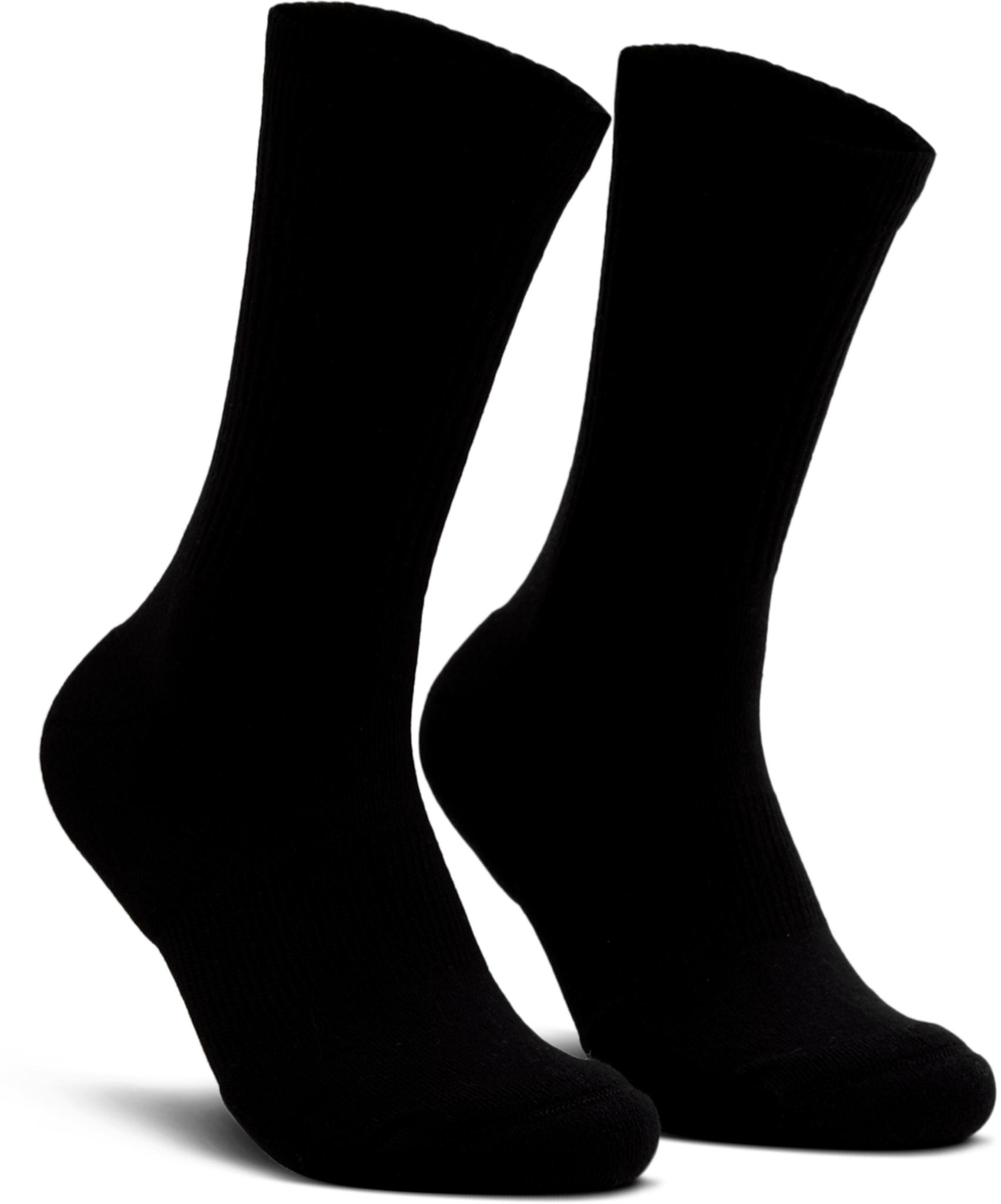 Product gallery image number 2 for product Marollen Everyday Cotton Rib Crew Socks 3-Pack - Unisex