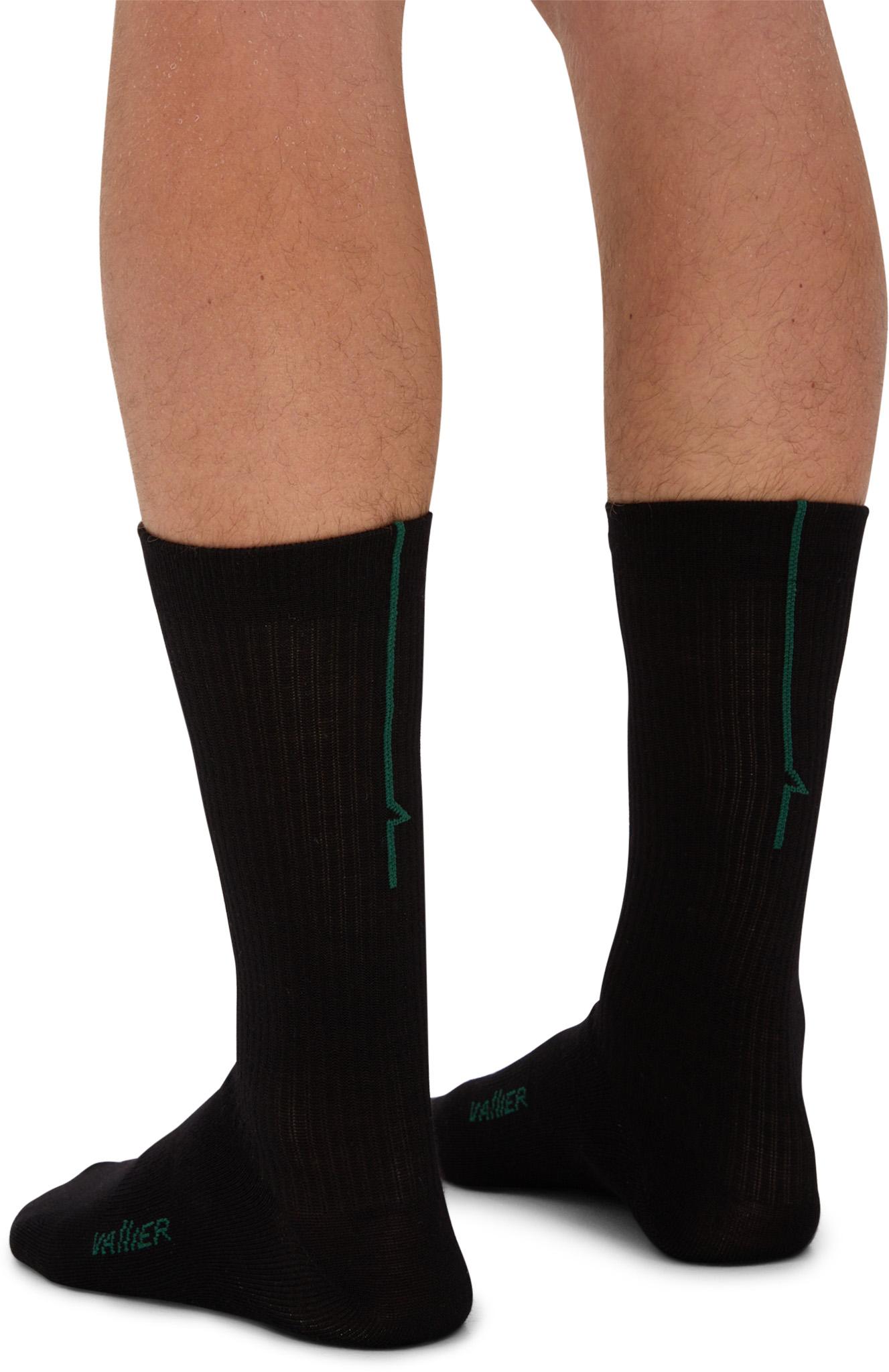 Product gallery image number 4 for product Marollen Everyday Cotton Rib Crew Socks 3-Pack - Unisex