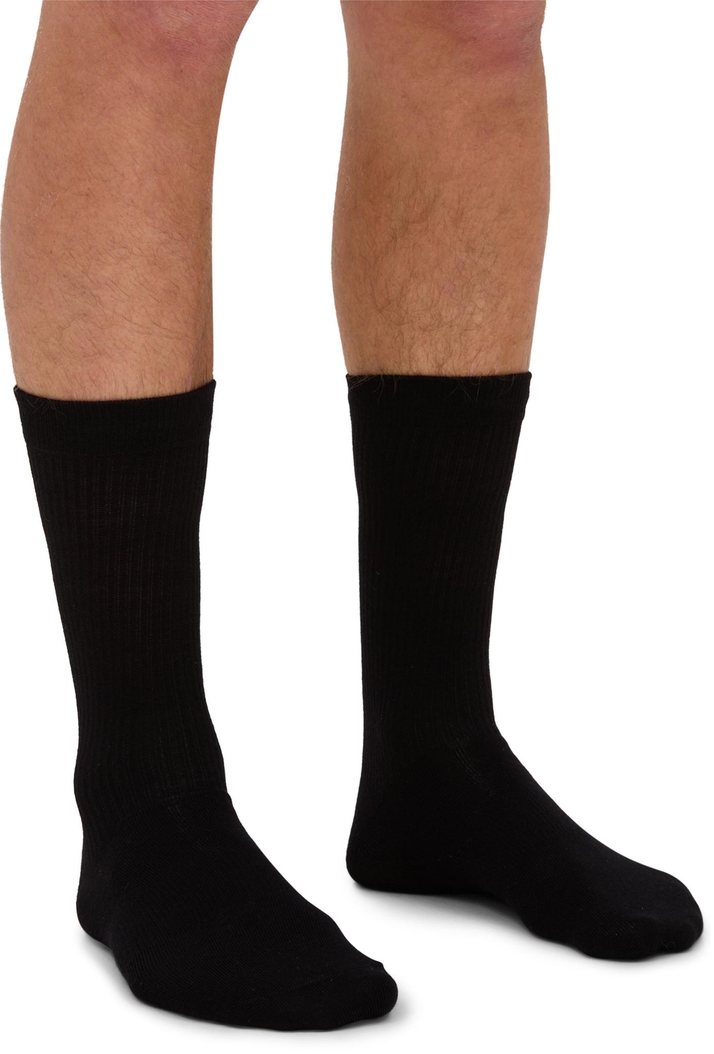 Product gallery image number 5 for product Marollen Everyday Cotton Rib Crew Socks 3-Pack - Unisex