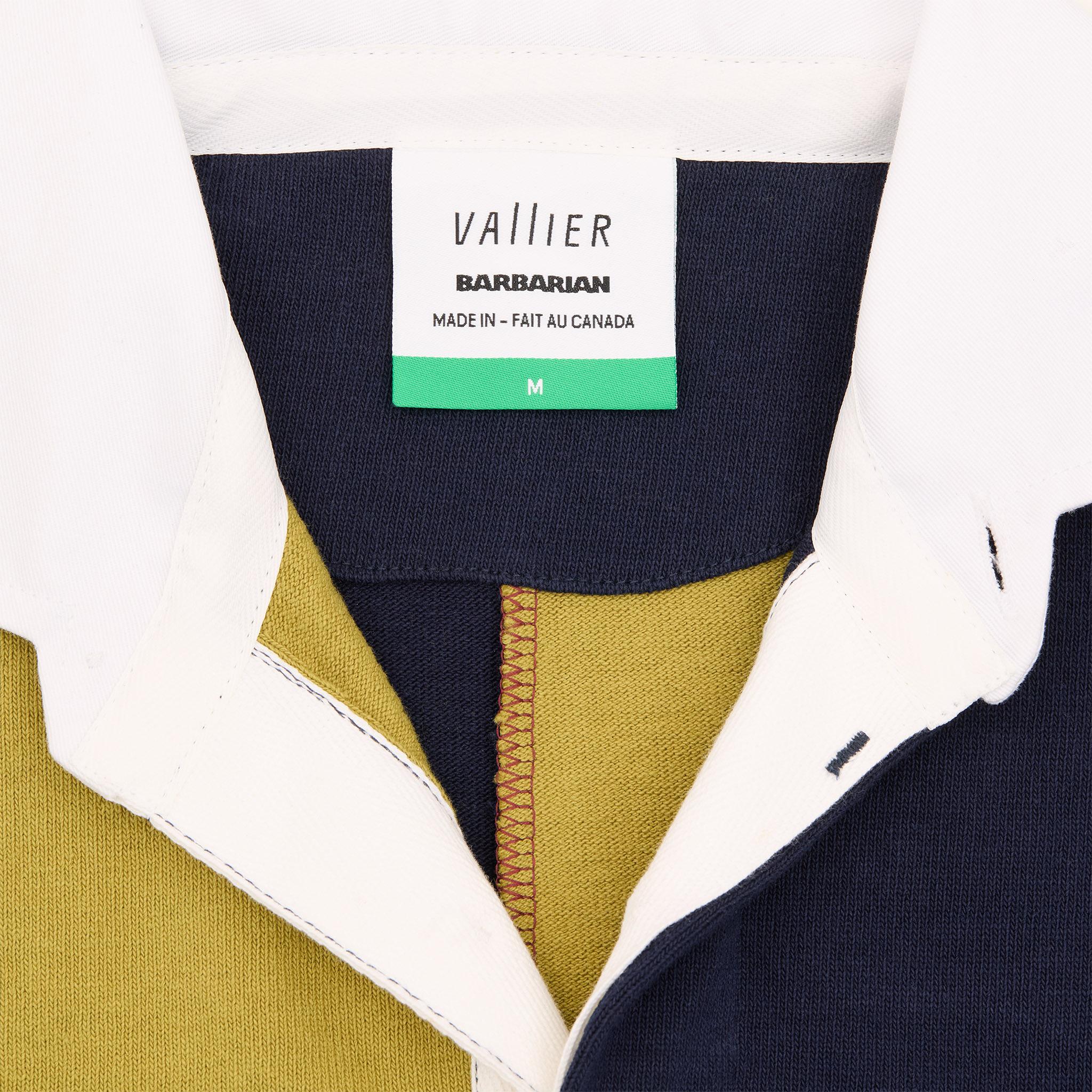 Product gallery image number 3 for product Vallier x Barbarian Bacalan Polo Rugby Shirt - Unisex