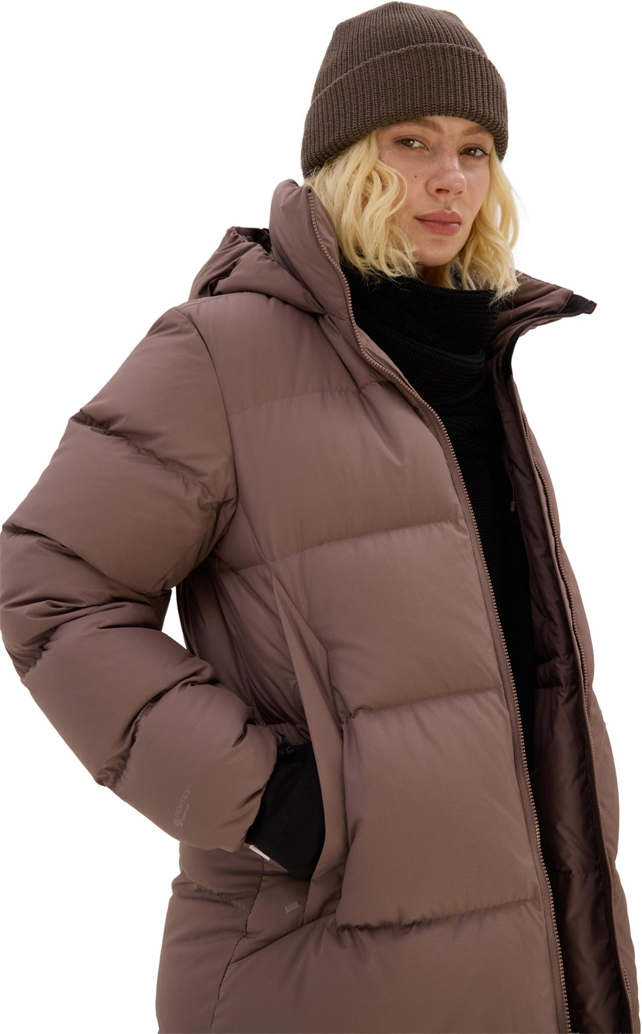 Product gallery image number 2 for product Garbatella Stowable Hood Long Puffer Down Jacket - Women's