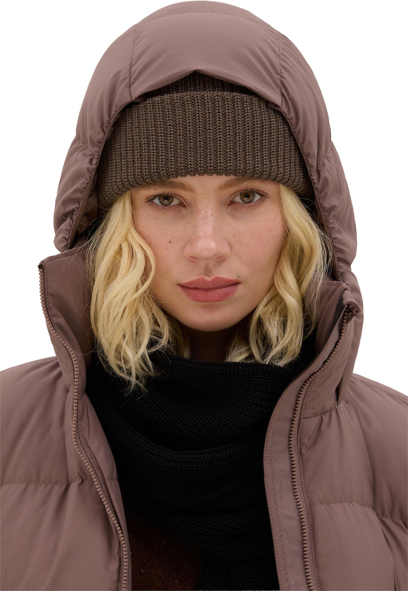 Product gallery image number 3 for product Garbatella Stowable Hood Long Puffer Down Jacket - Women's