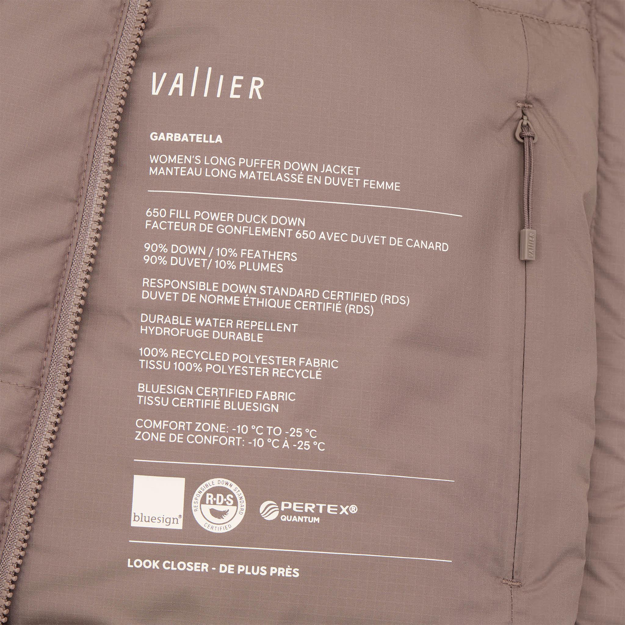 Numéro de l'image de la galerie de produits 5 pour le produit Manteau long à capuchon compressible en duvet Garbatella - Femme
