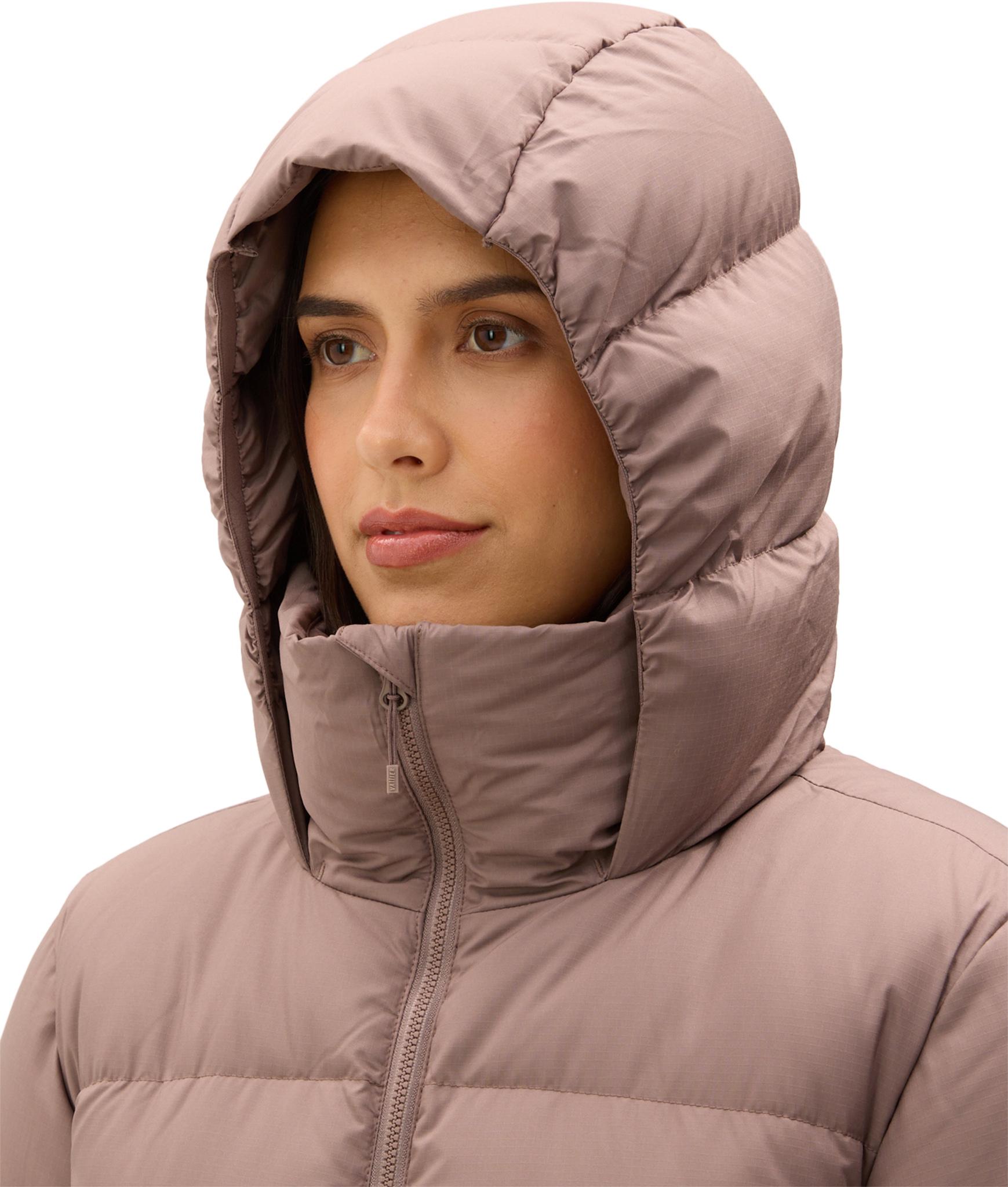 Numéro de l'image de la galerie de produits 8 pour le produit Manteau long à capuchon compressible en duvet Garbatella - Femme