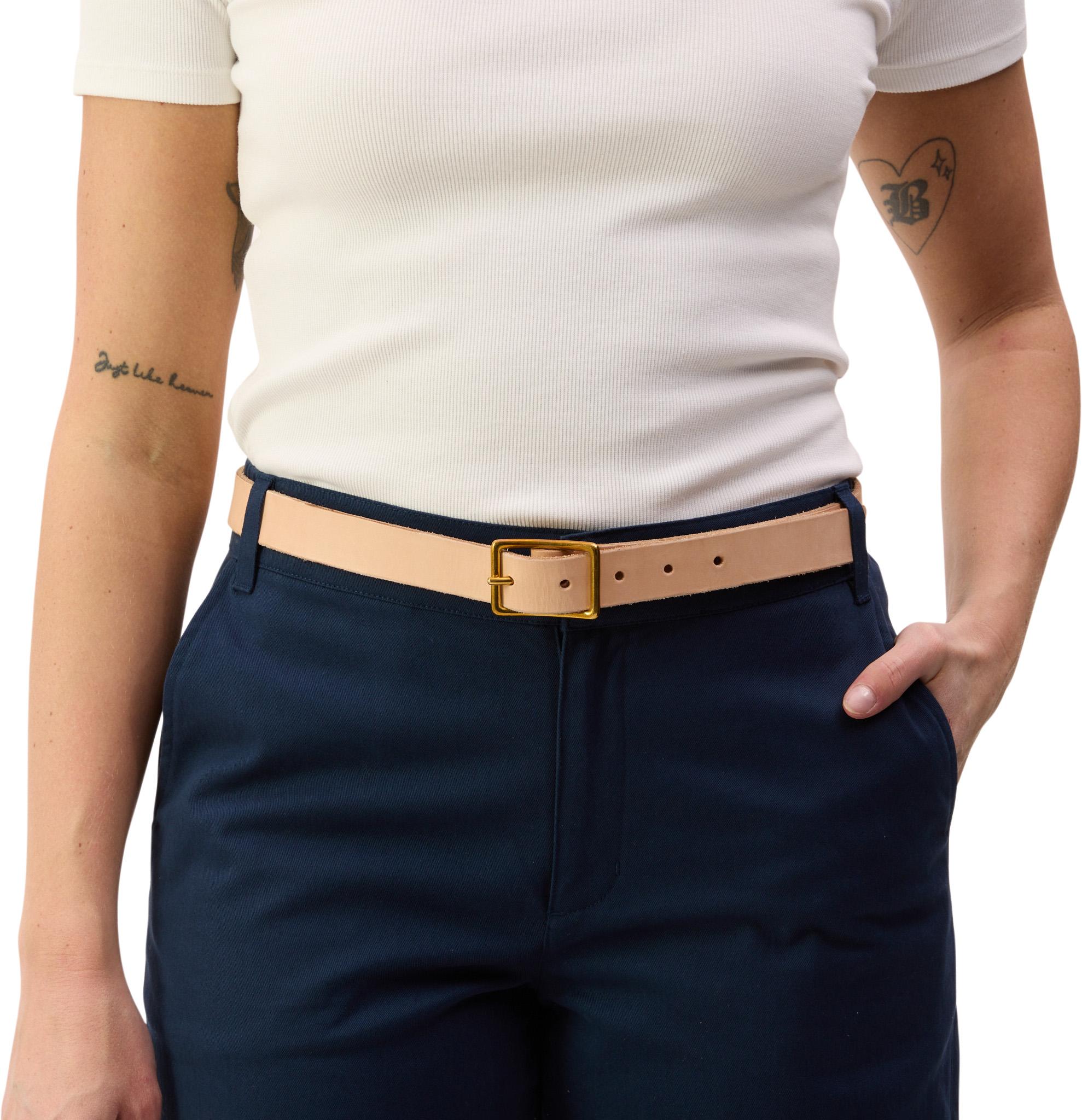 Product gallery image number 4 for product Clifton 1" Leather belt - Women's