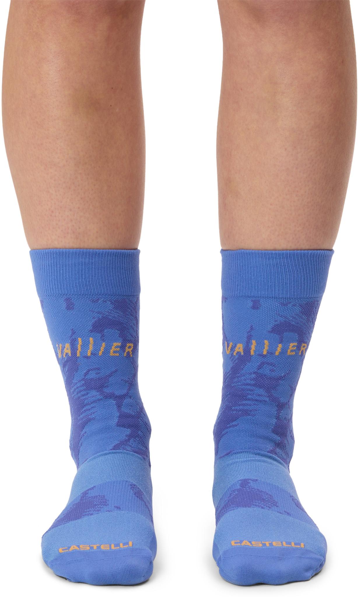 Product gallery image number 3 for product Vallier x Castelli Alto Nylon Crew Socks - Unisex