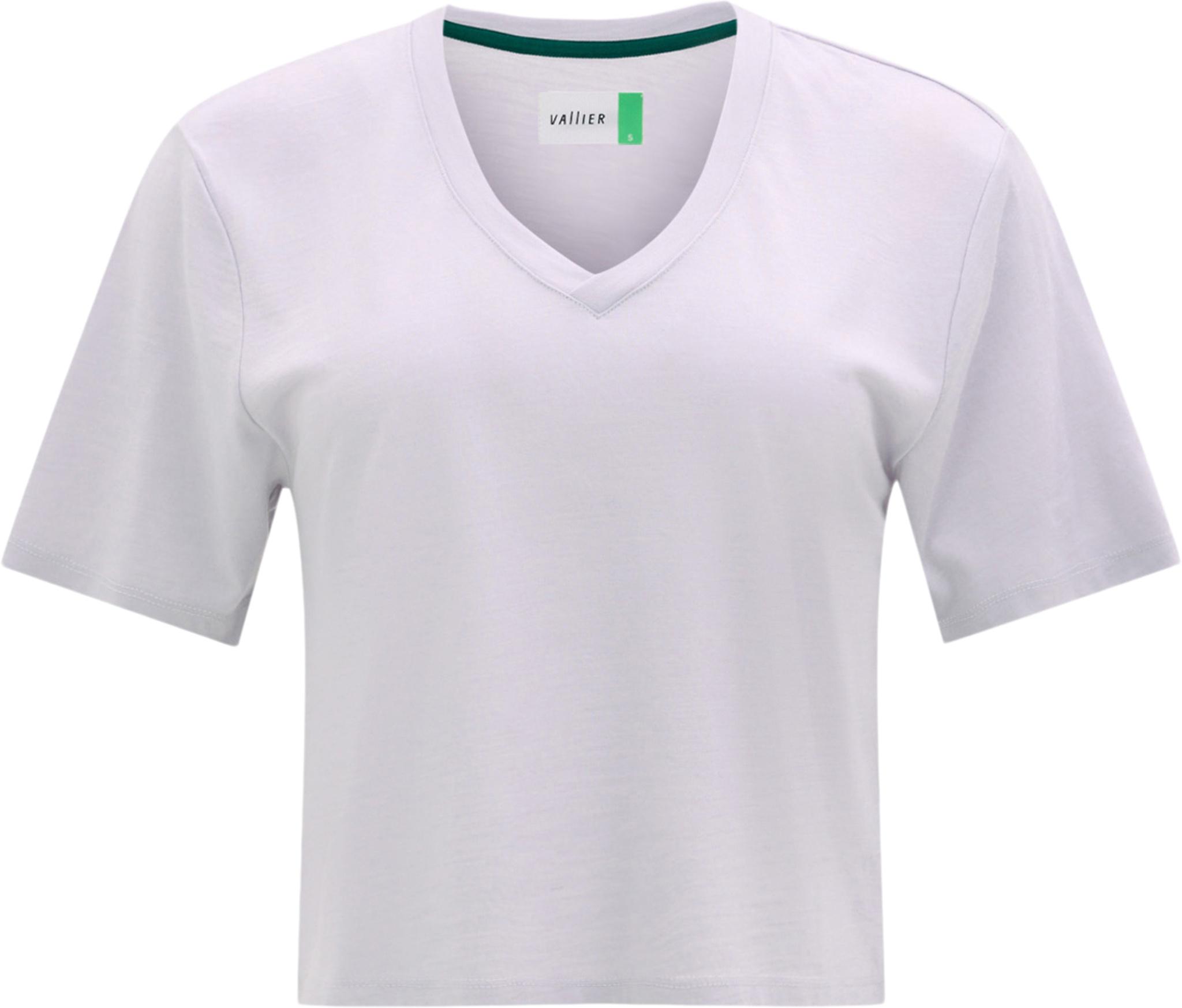Product image for Aliados Cropped Relaxed Fit Merino V-neck T-shirt - Women's