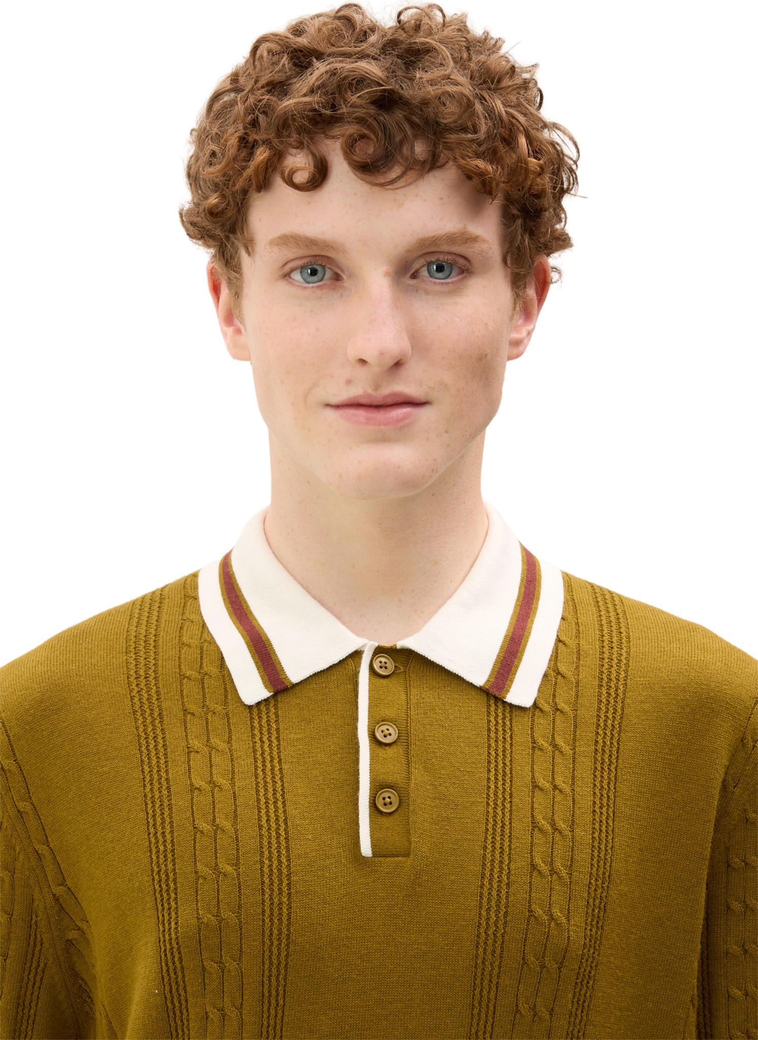 Product gallery image number 6 for product Brentwood Sweater Knit Short Sleeve Polo - Men's