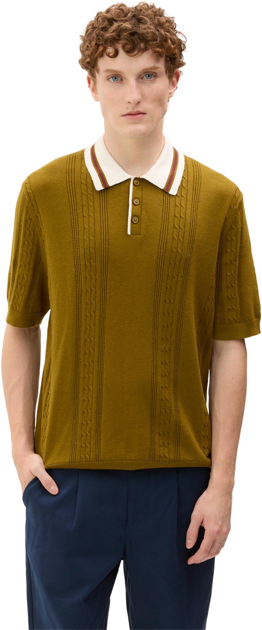 Product gallery image number 5 for product Brentwood Sweater Knit Short Sleeve Polo - Men's