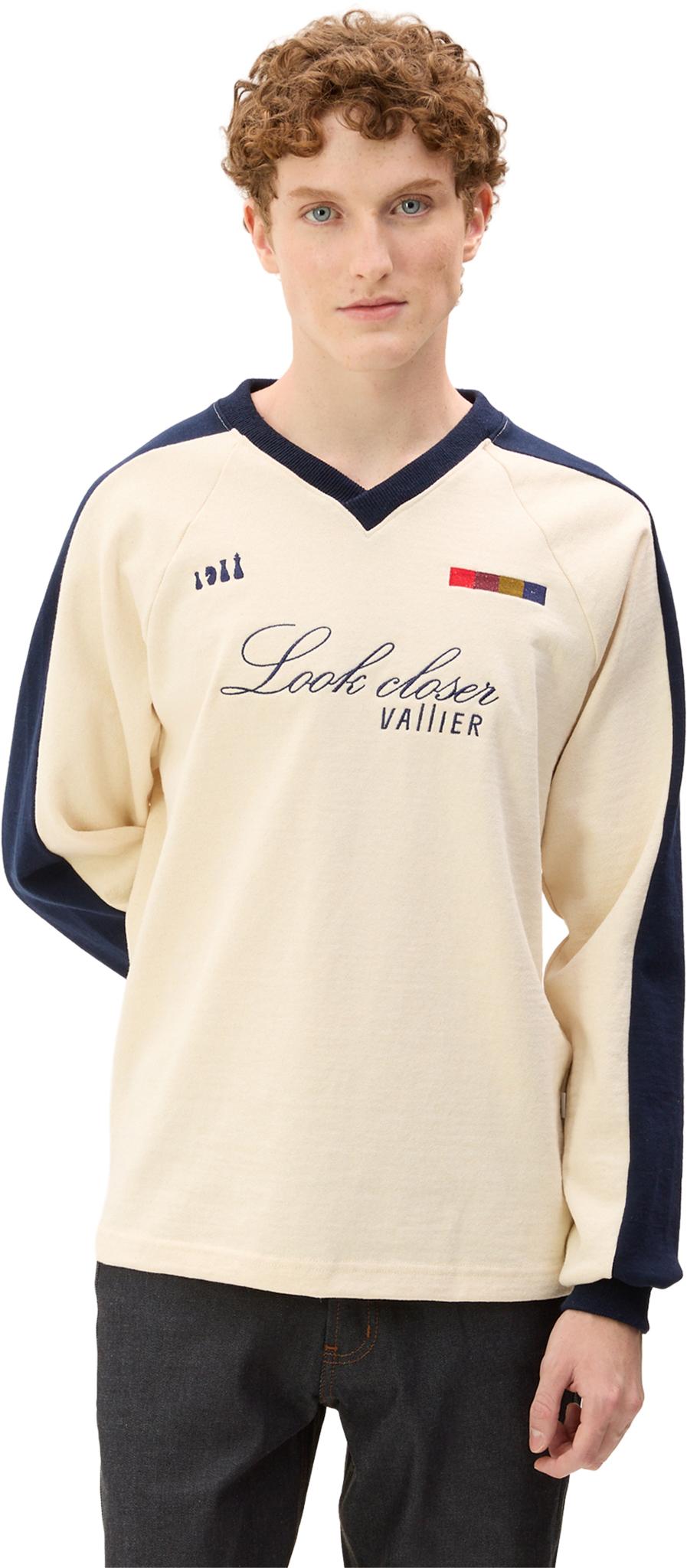 Product gallery image number 3 for product Vallier x Barbarian Brixton V-neck Rugby Shirt - Unisex