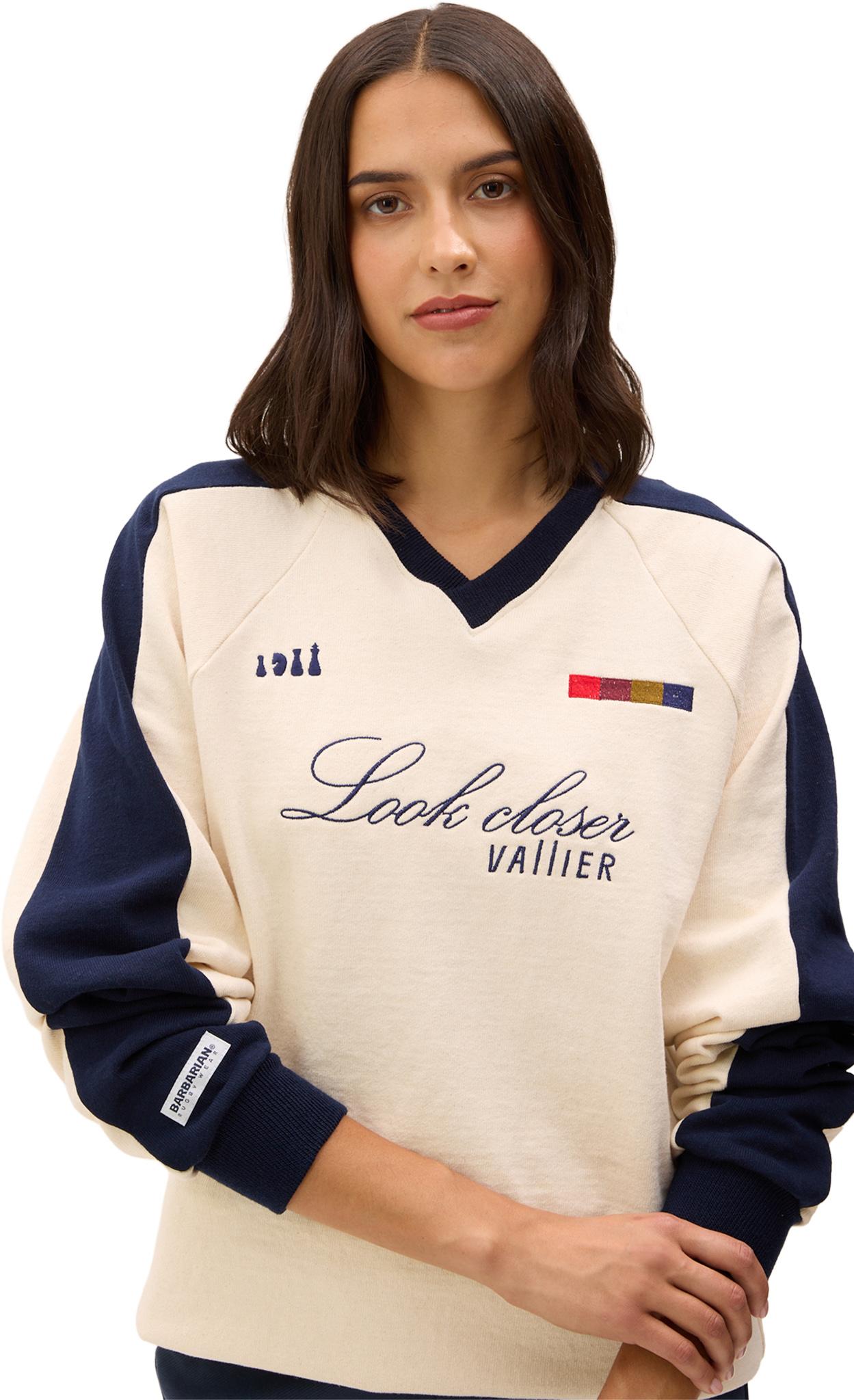 Product gallery image number 5 for product Vallier x Barbarian Brixton V-neck Rugby Shirt - Unisex