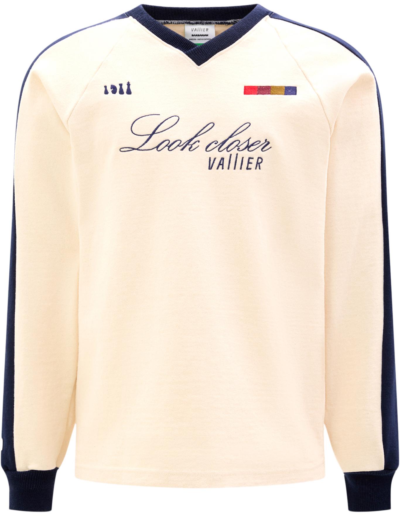 Product image for Vallier x Barbarian Brixton V-neck Rugby Shirt - Unisex
