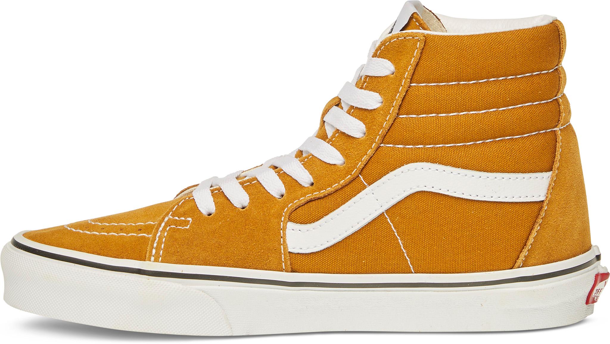 Suede High Top Vans Yellow Vans Sneakers Vans Sk8 Hi Mustard Vans