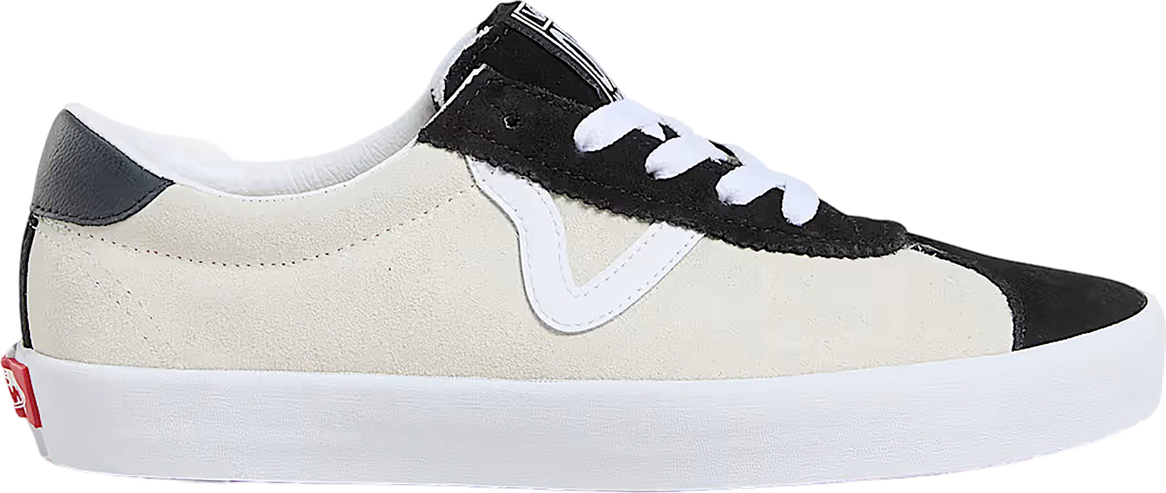 Suede Black - White