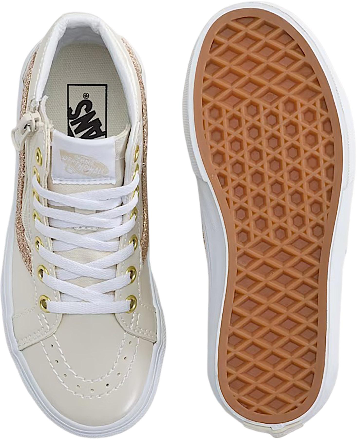 Product gallery image number 6 for product SK8-Hi Daisies Side Zip High-Top Shoes - Little Kids