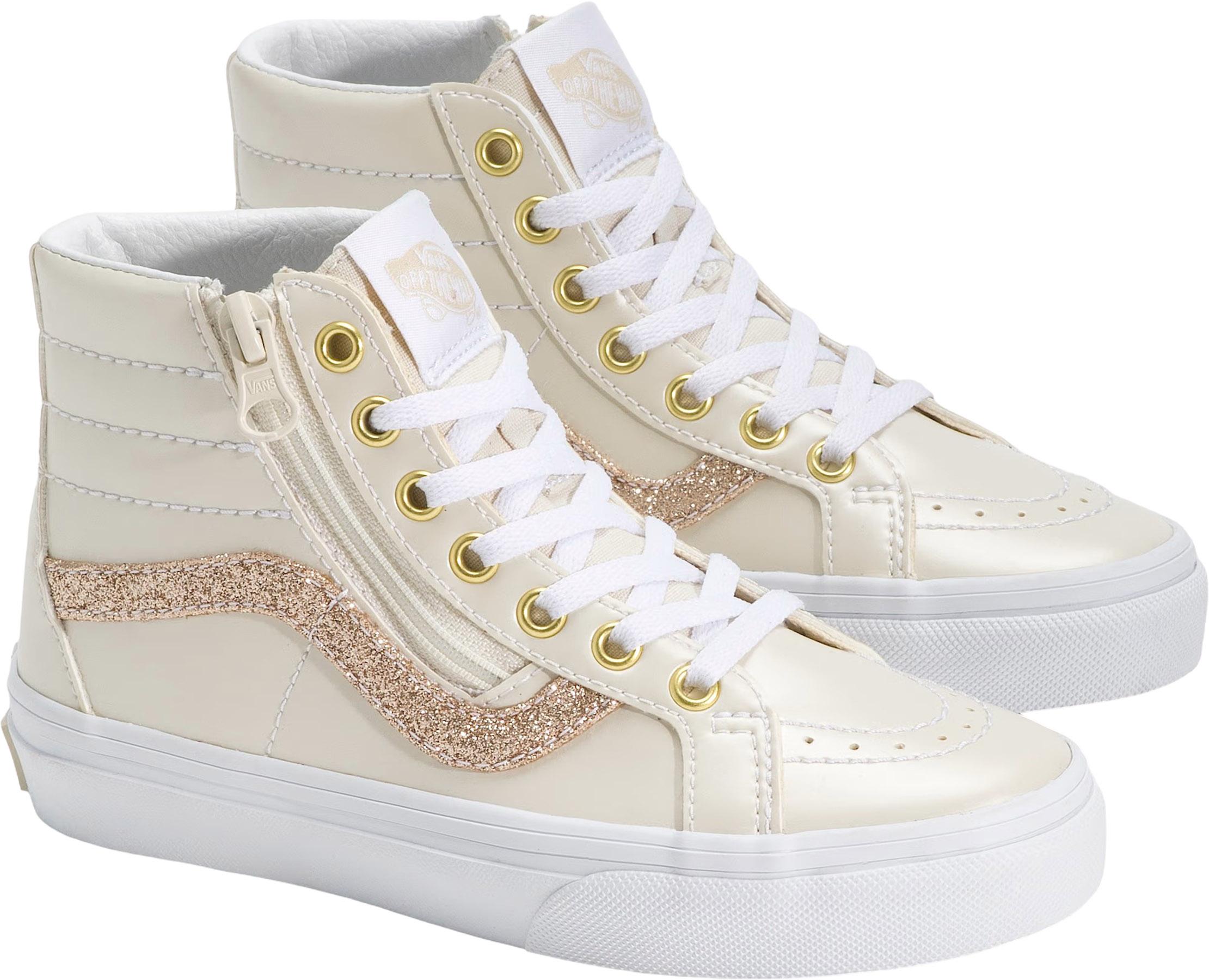 Product gallery image number 4 for product SK8-Hi Daisies Side Zip High-Top Shoes - Little Kids
