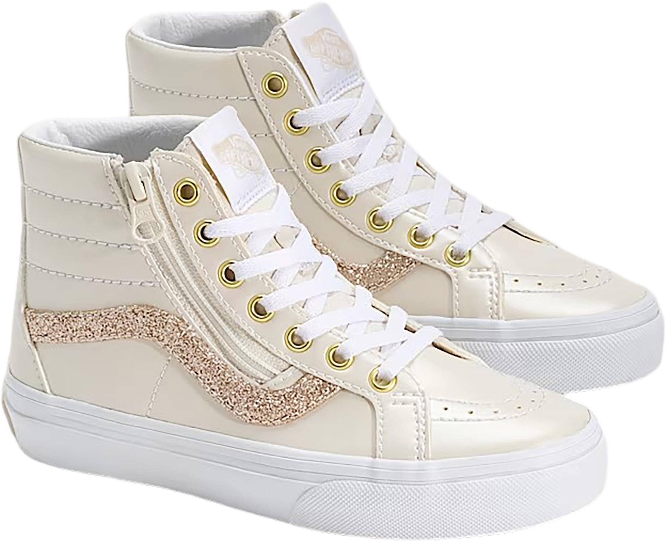 Product gallery image number 5 for product SK8-Hi Daisies Side Zip High-Top Shoes - Little Kids