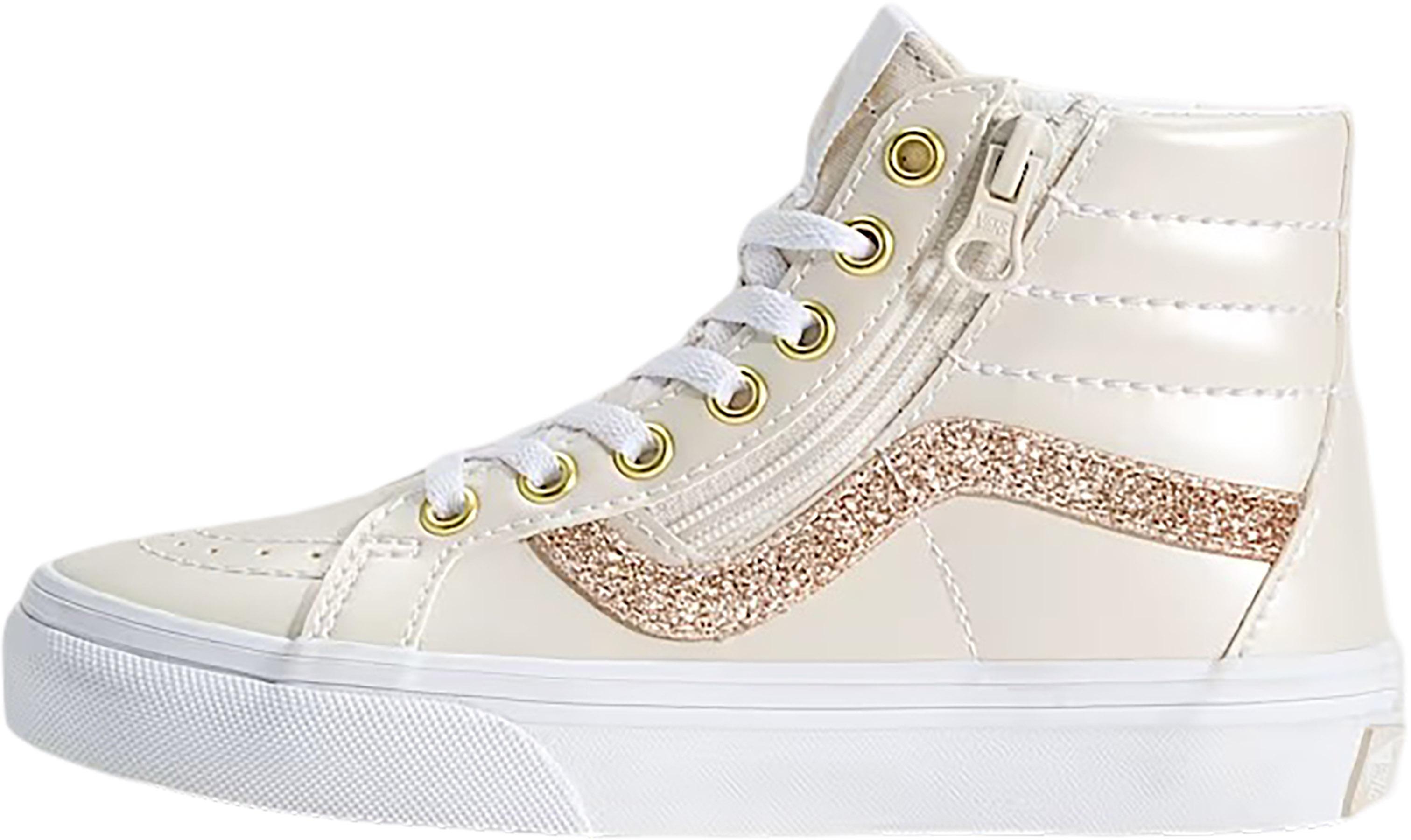 Product image for SK8-Hi Daisies Side Zip High-Top Shoes - Little Kids