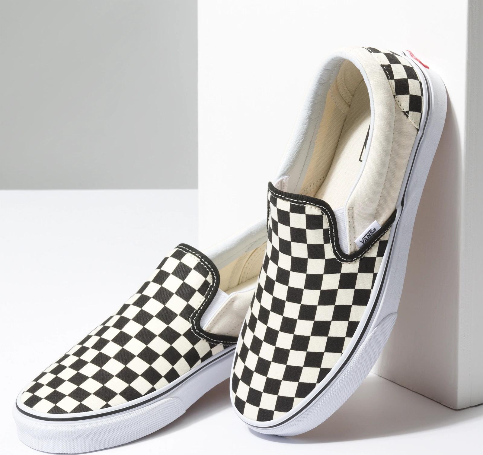 Product gallery image number 4 for product Checkerboard Classic Slip-On Shoes - Unisex