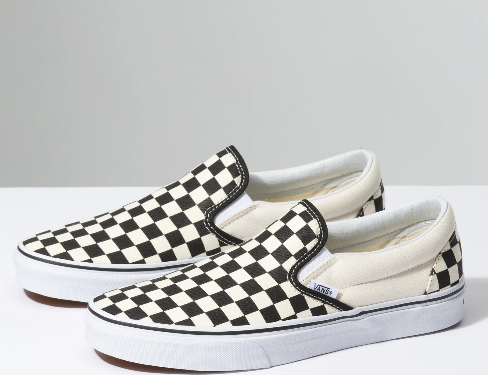 Product gallery image number 3 for product Checkerboard Classic Slip-On Shoes - Unisex