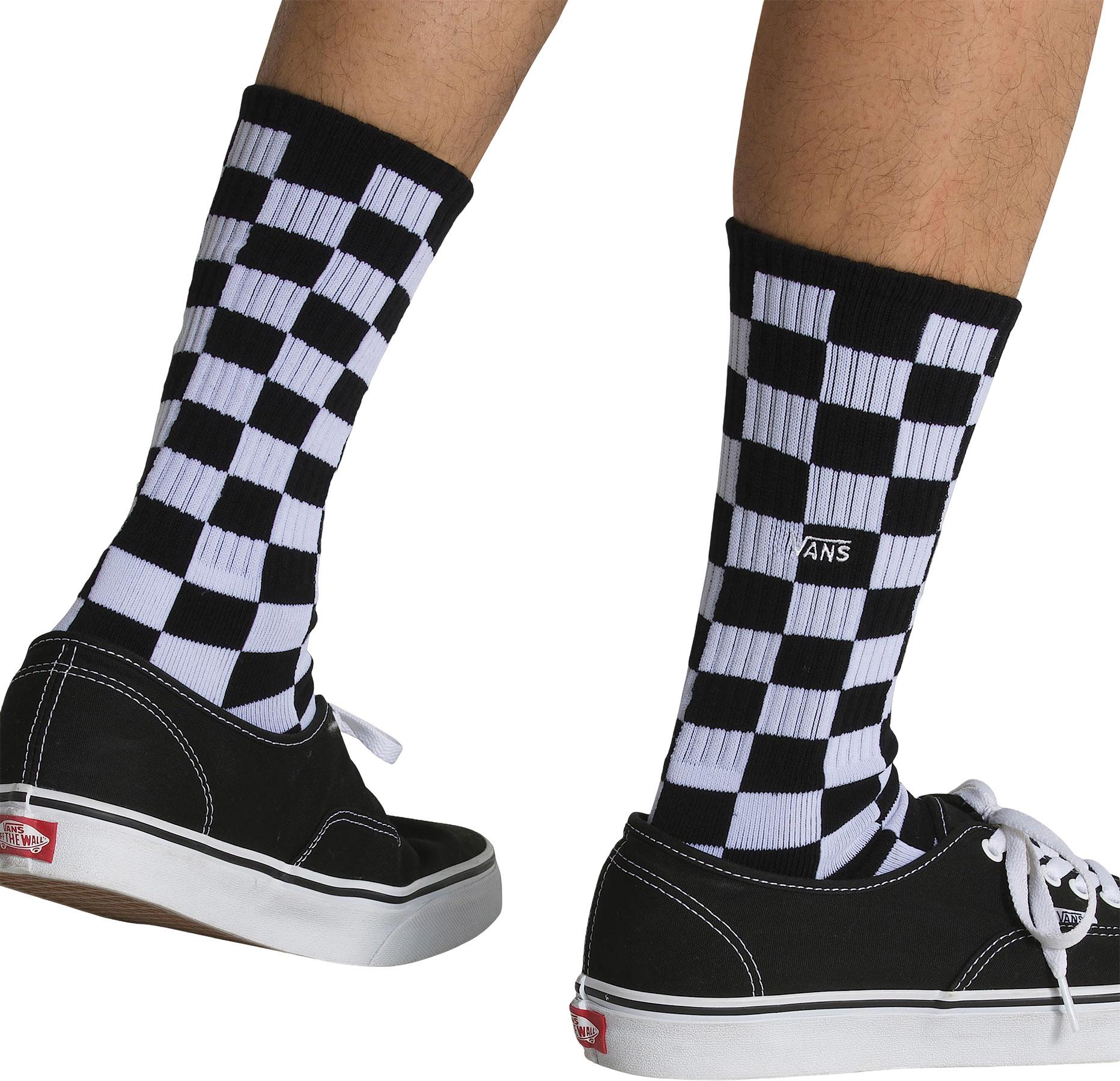 Product gallery image number 2 for product Chaussettes mi-mollet Checkerboard - Homme