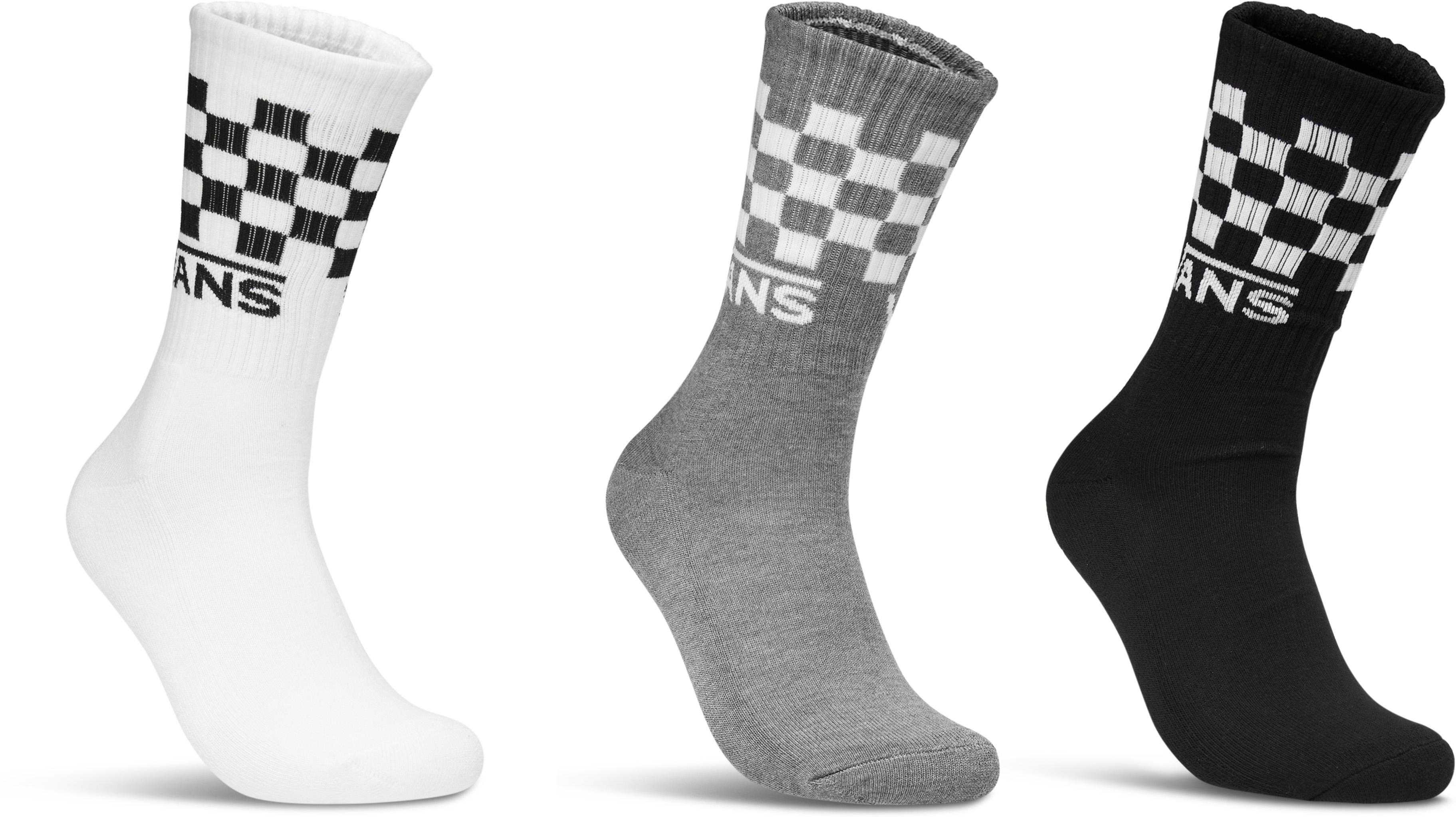 Image de produit pour Chaussettes mi-mollet 3 paires Classic Check - Homme