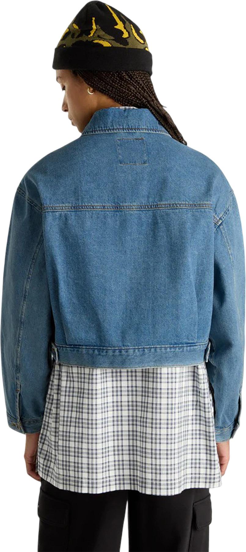 Product gallery image number 5 for product Raynes Denim Crop Jacket - Women's