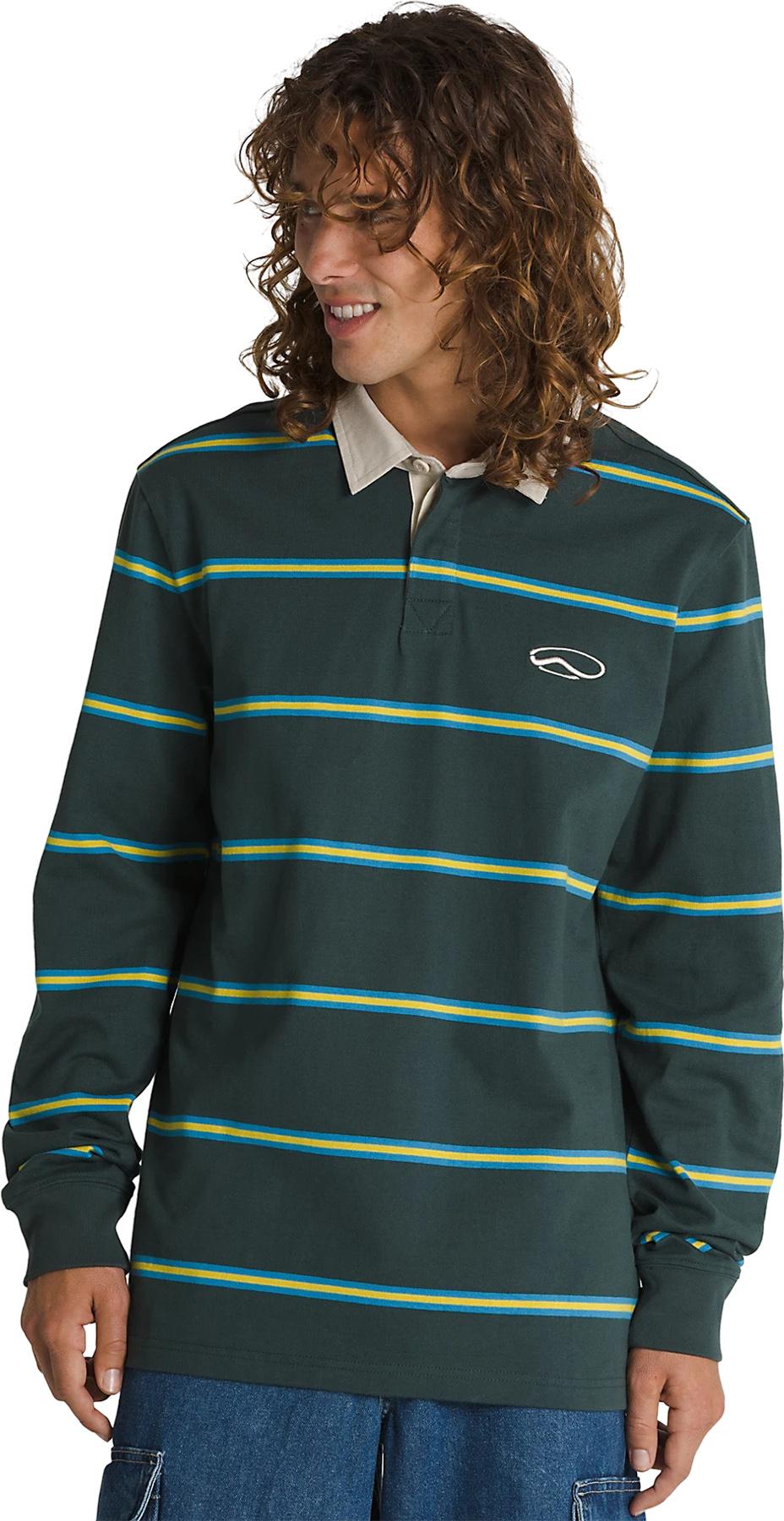 Product gallery image number 3 for product Gatewood Rugby Stripe Long Sleeve T-Shirt - Men's