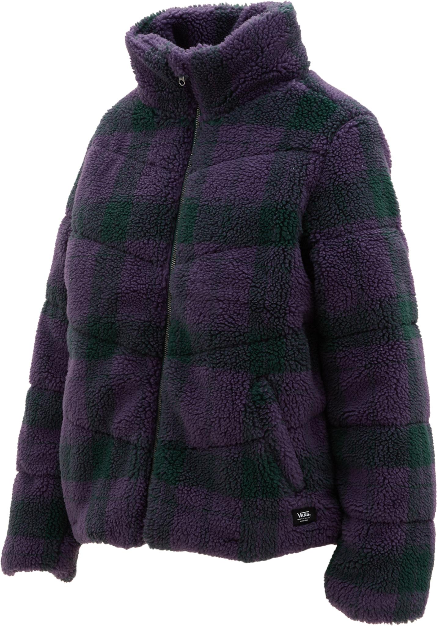 Product gallery image number 3 for product Foundry Plaid High Pile Puffer Jacket - Women's