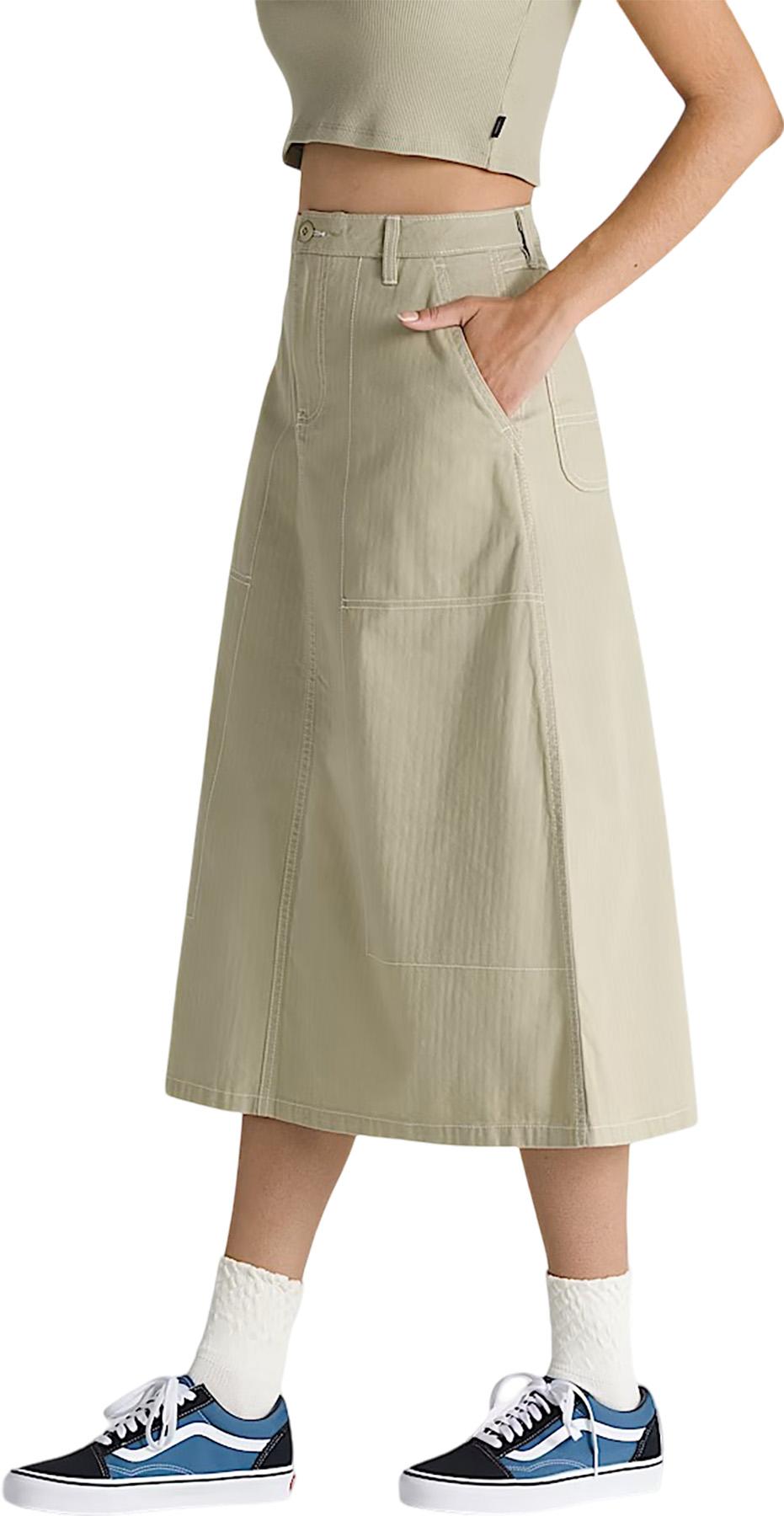 Product gallery image number 4 for product Codey Long Flare Utility Skirt - Women's