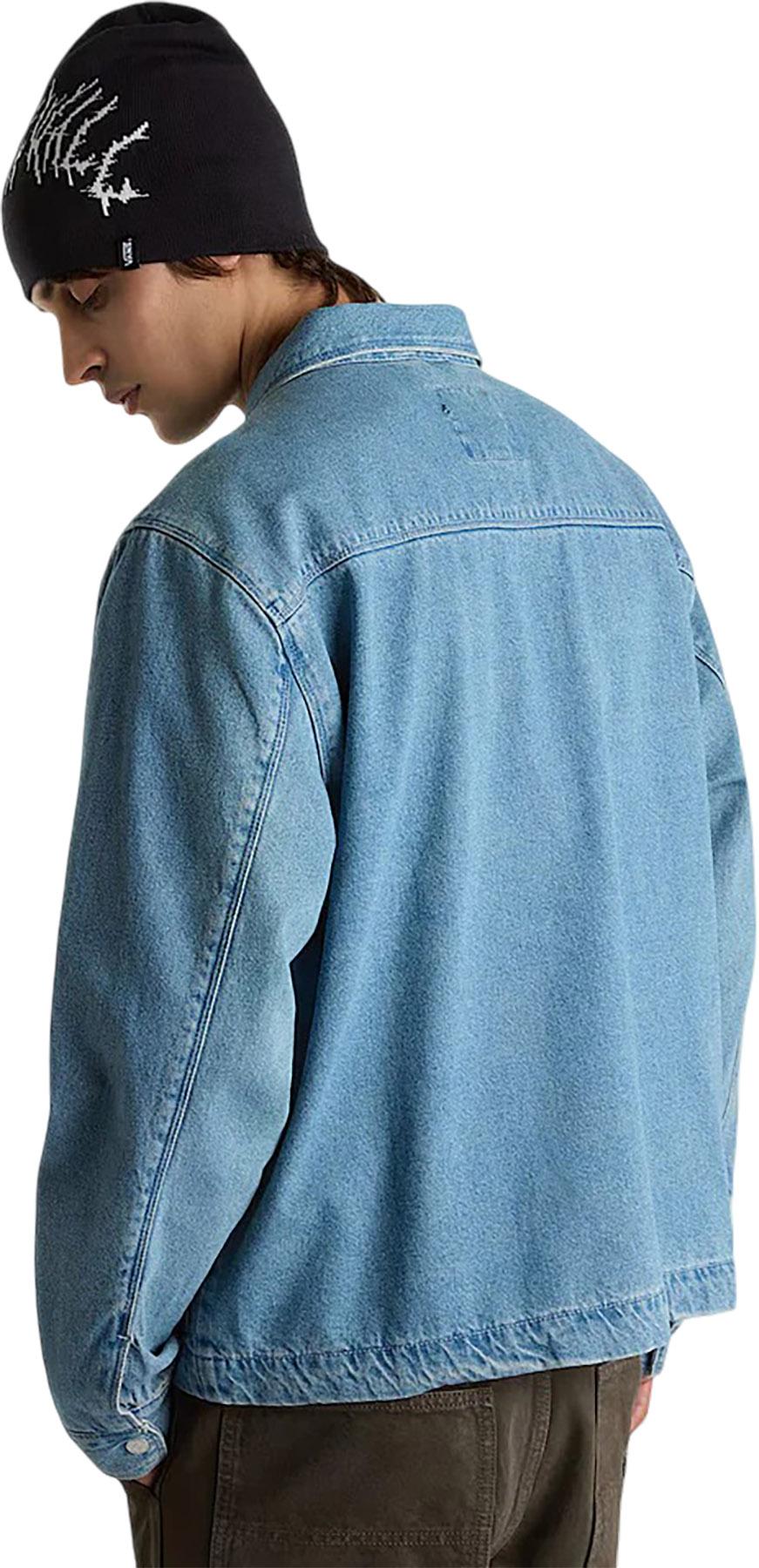 Product gallery image number 3 for product Manteau en jean McAvoy Station - Homme