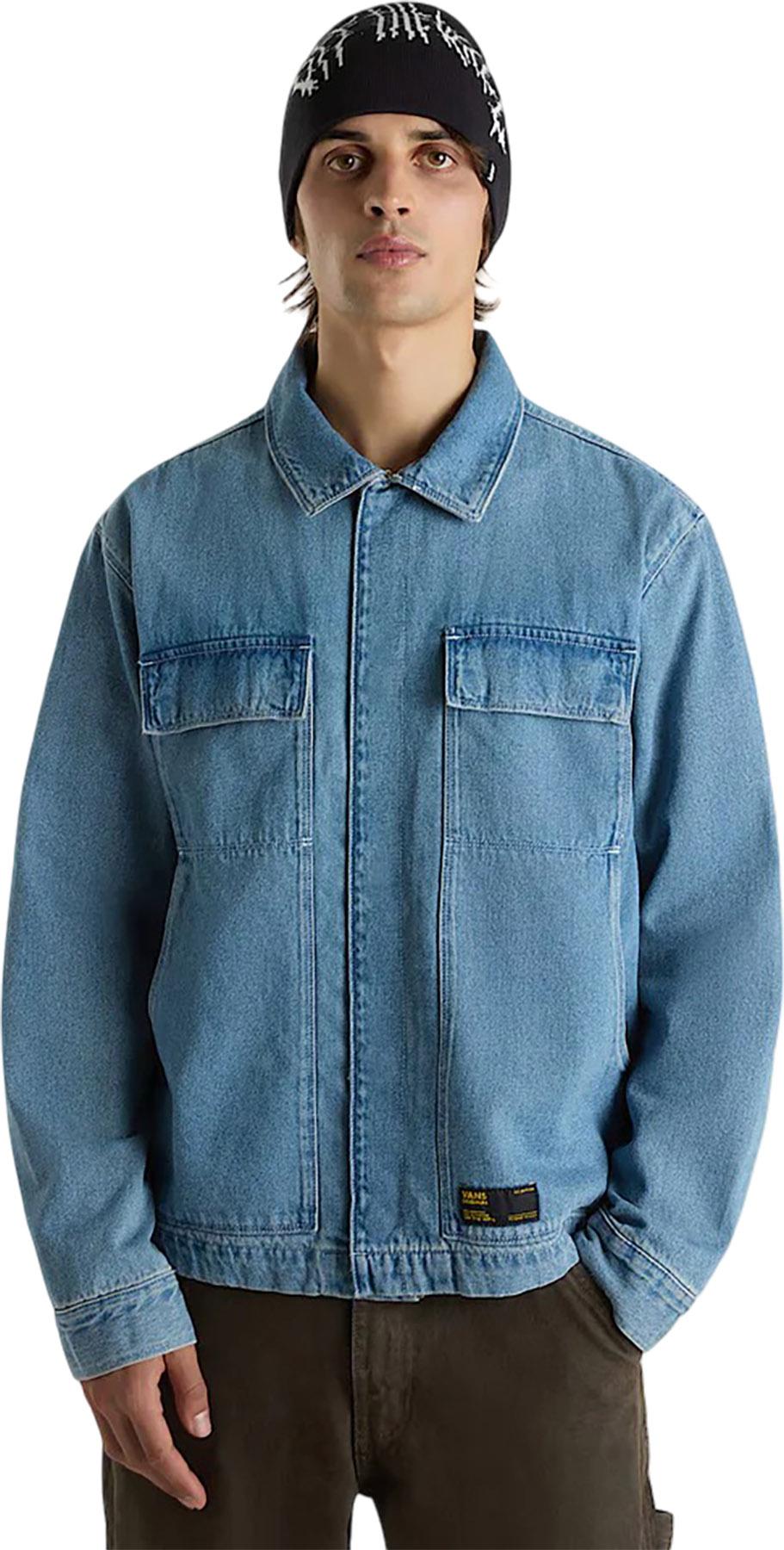 Product gallery image number 5 for product Manteau en jean McAvoy Station - Homme